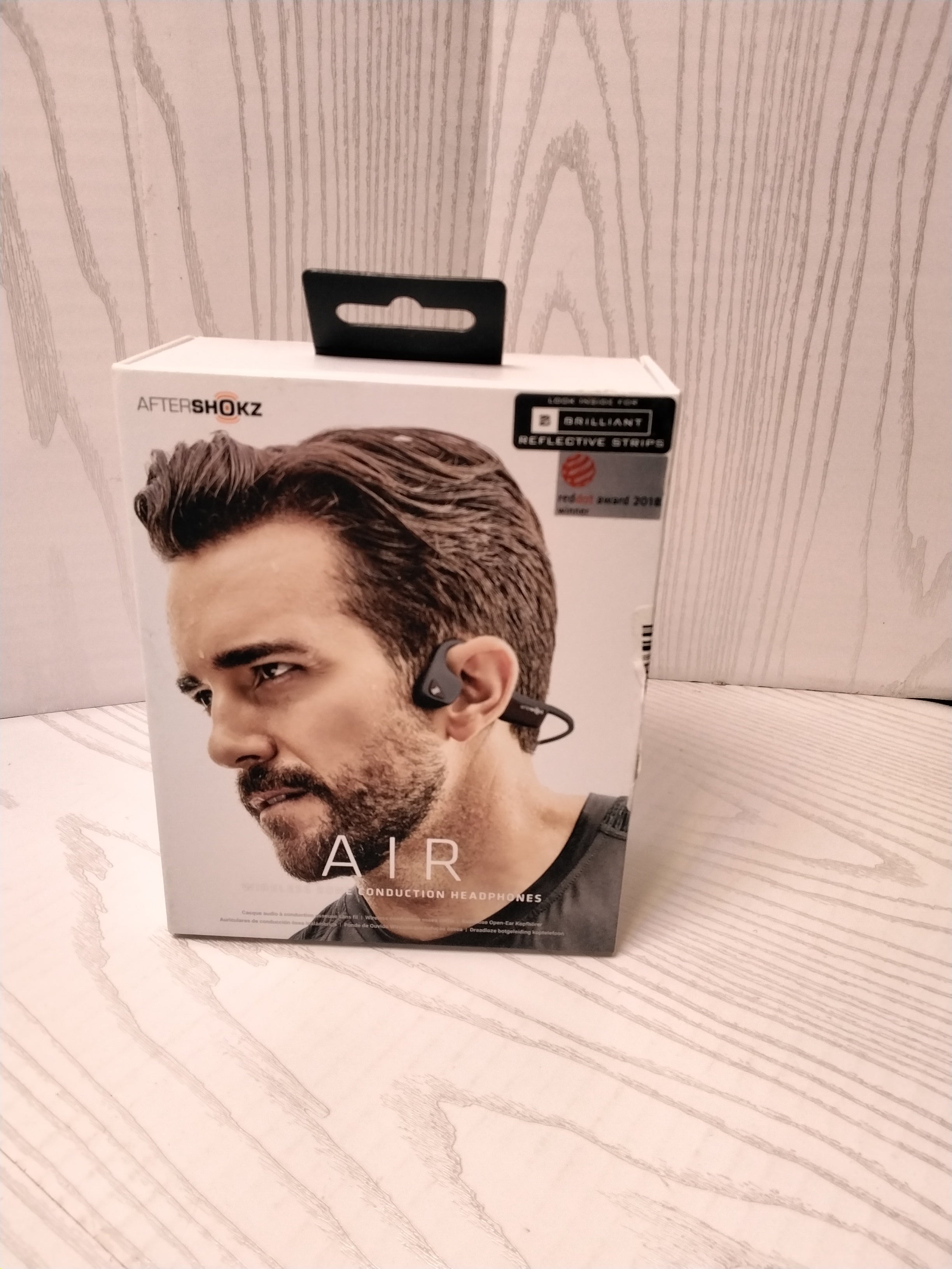 AfterShokz Air Bone Conduction Wireless Bluetooth Headphones, Slate Grey (7763697926382)