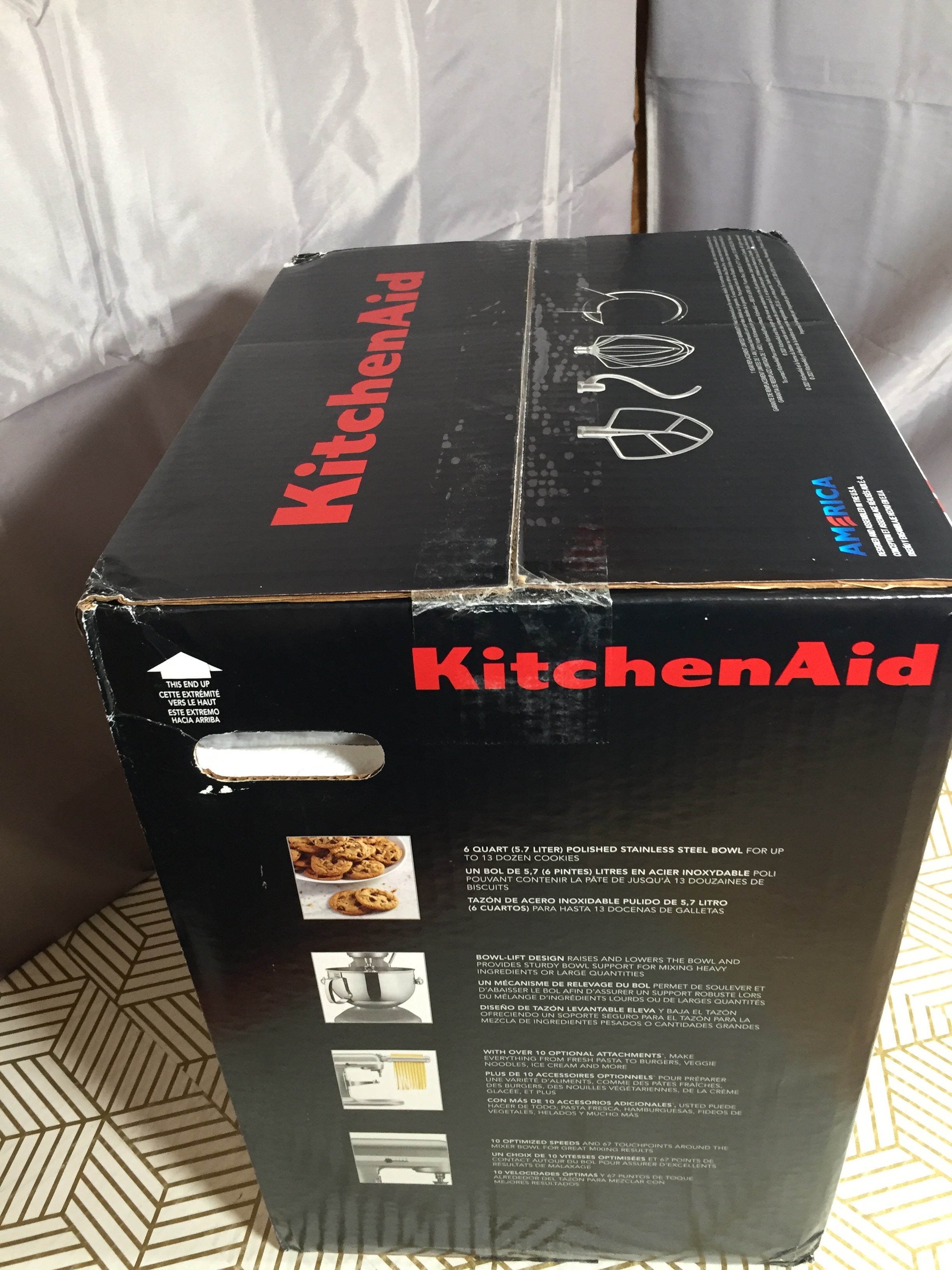 KitchenAid KP26M1XOB 6 Qt. Professional 600 Series Bowl-Lift Stand Mixer *NEW* (8083551027438)