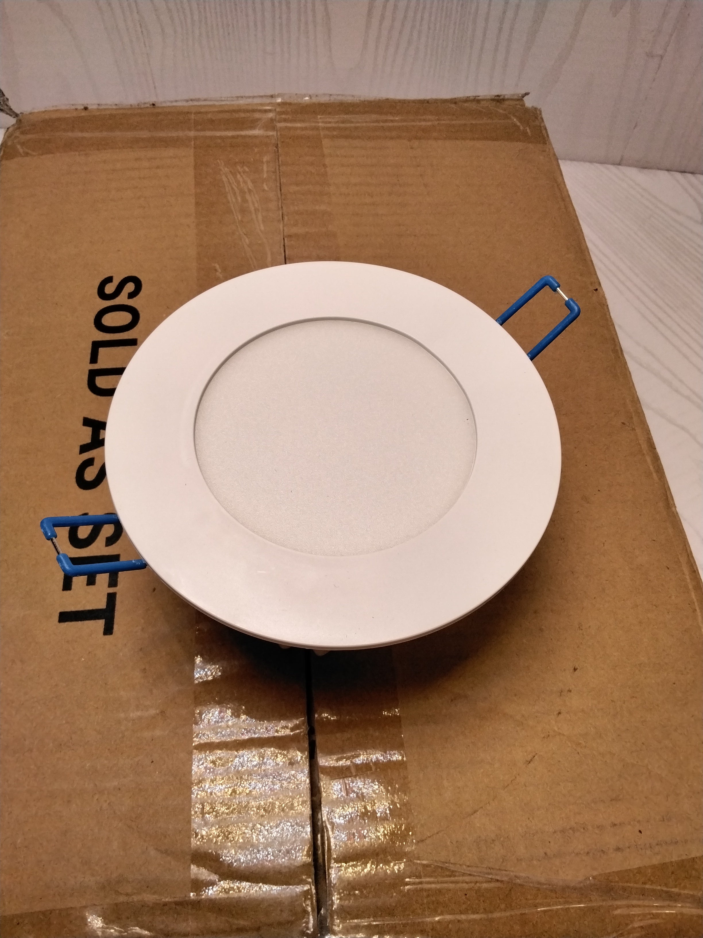Sunco Lighting 12 Pk. 4 Inch Ultra Thin LED Recessed, 4000K Cool White, 10W(60W) (7765527396590)
