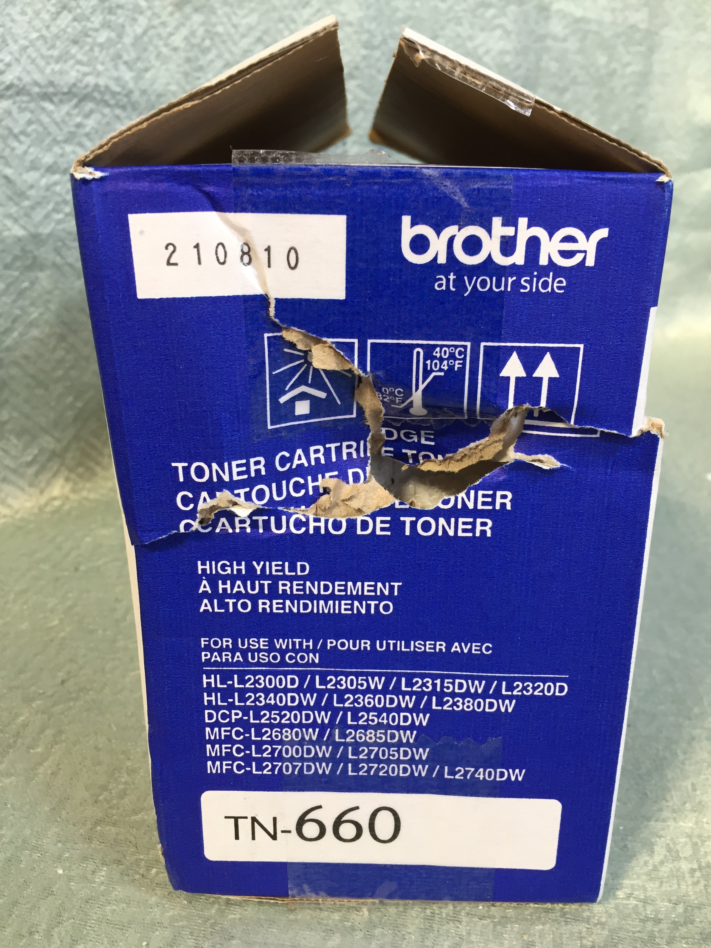 Genuine Brother Toner Cartridge - High Yield - TN-660 (7602343182574)