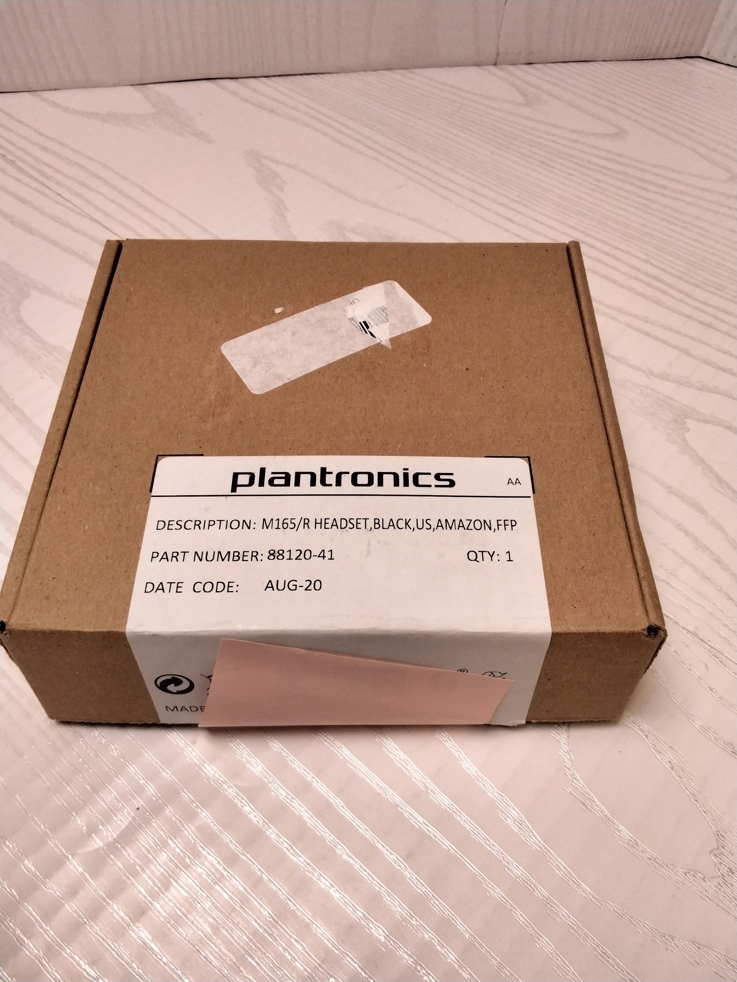 Plantronics 88120-41 M165 Marque 2 Ultralight Wireless Bluetooth Headset - Black (7772369486062)
