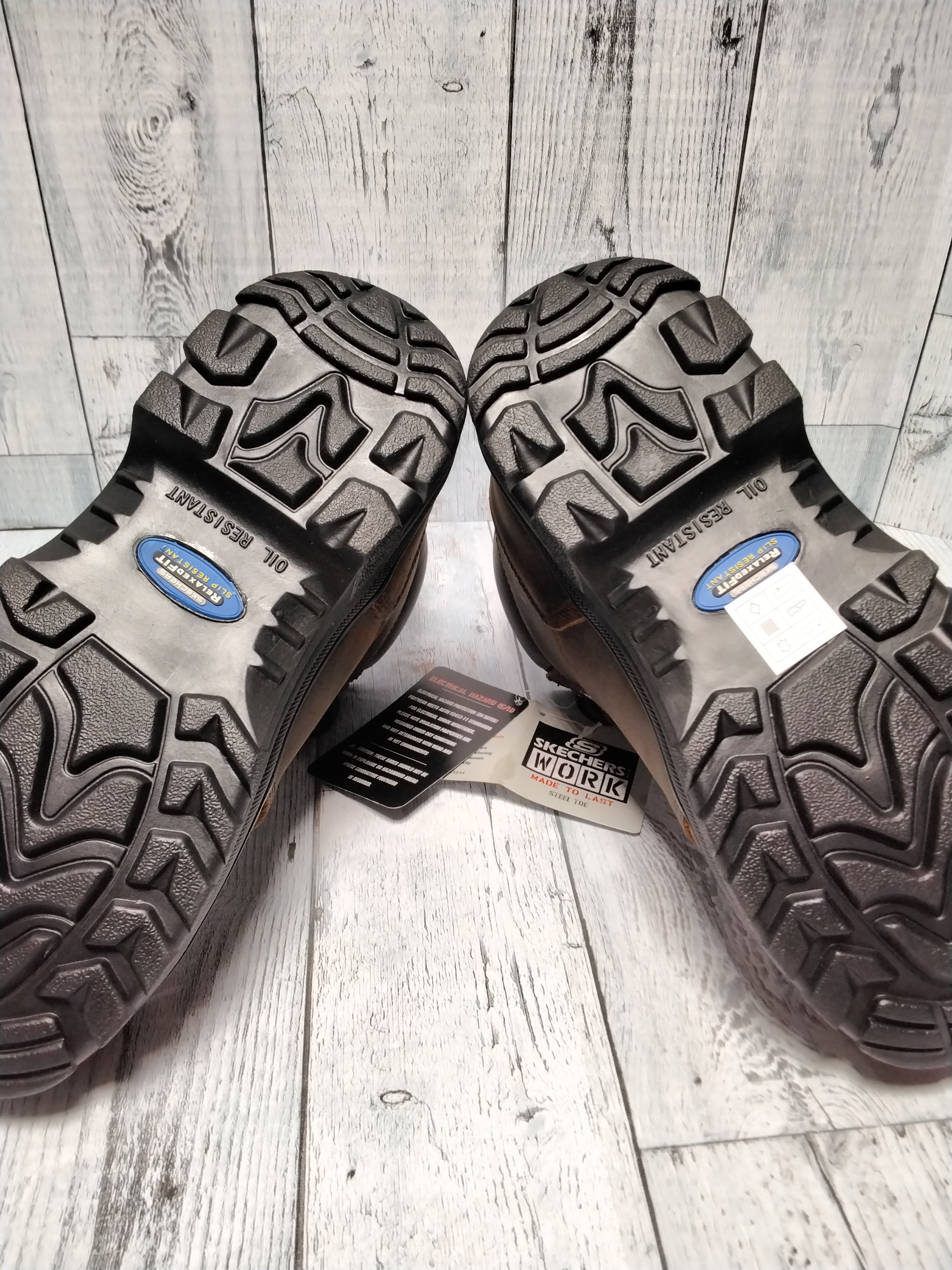 Skechers for Work Women's Workshire Peril Steel Toe Boot, Sz 8 (7781832917230)