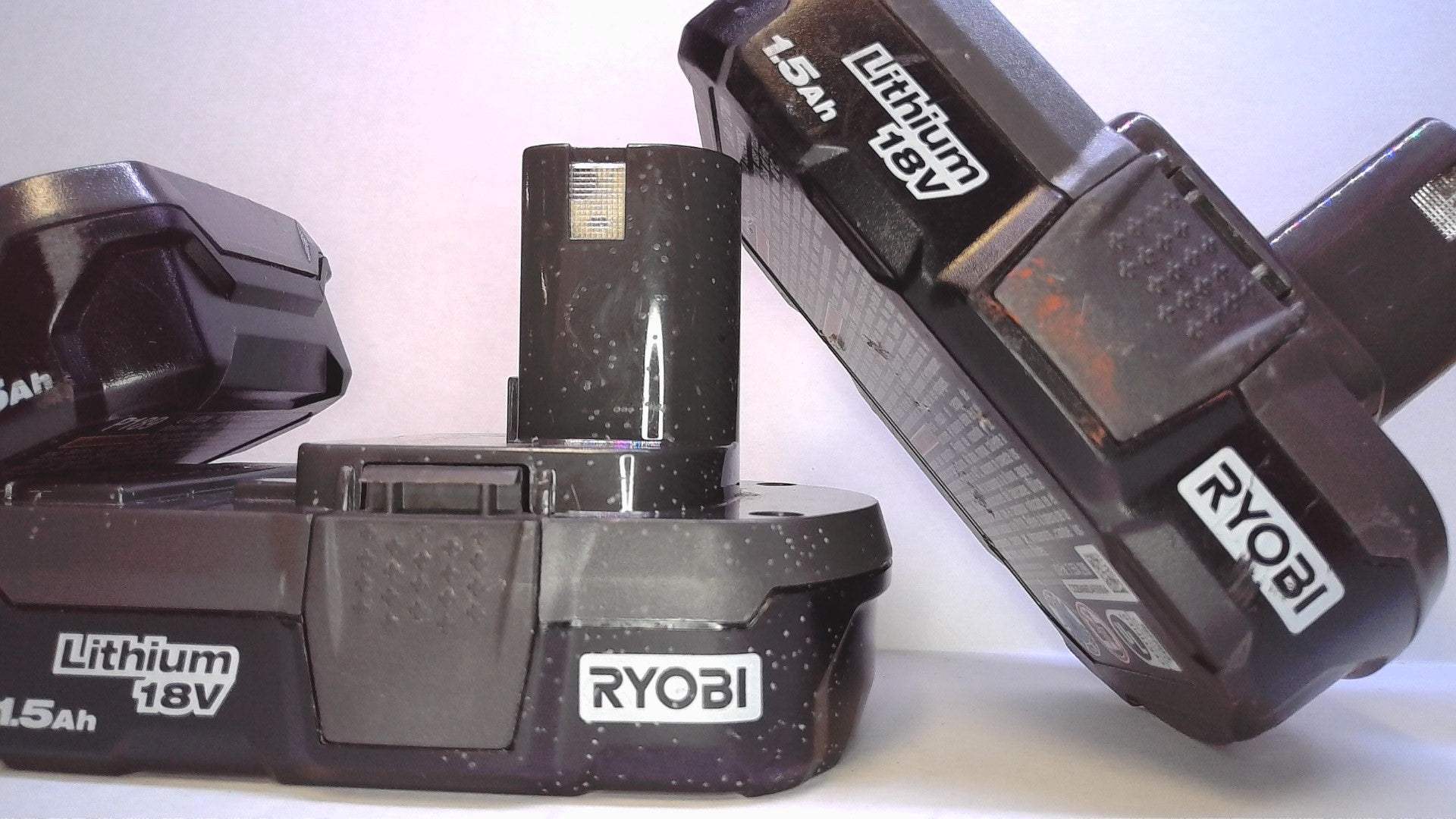 (Lot of 3) Ryobi P189 18V 1.5Ah Battery Packs (7023560622263)