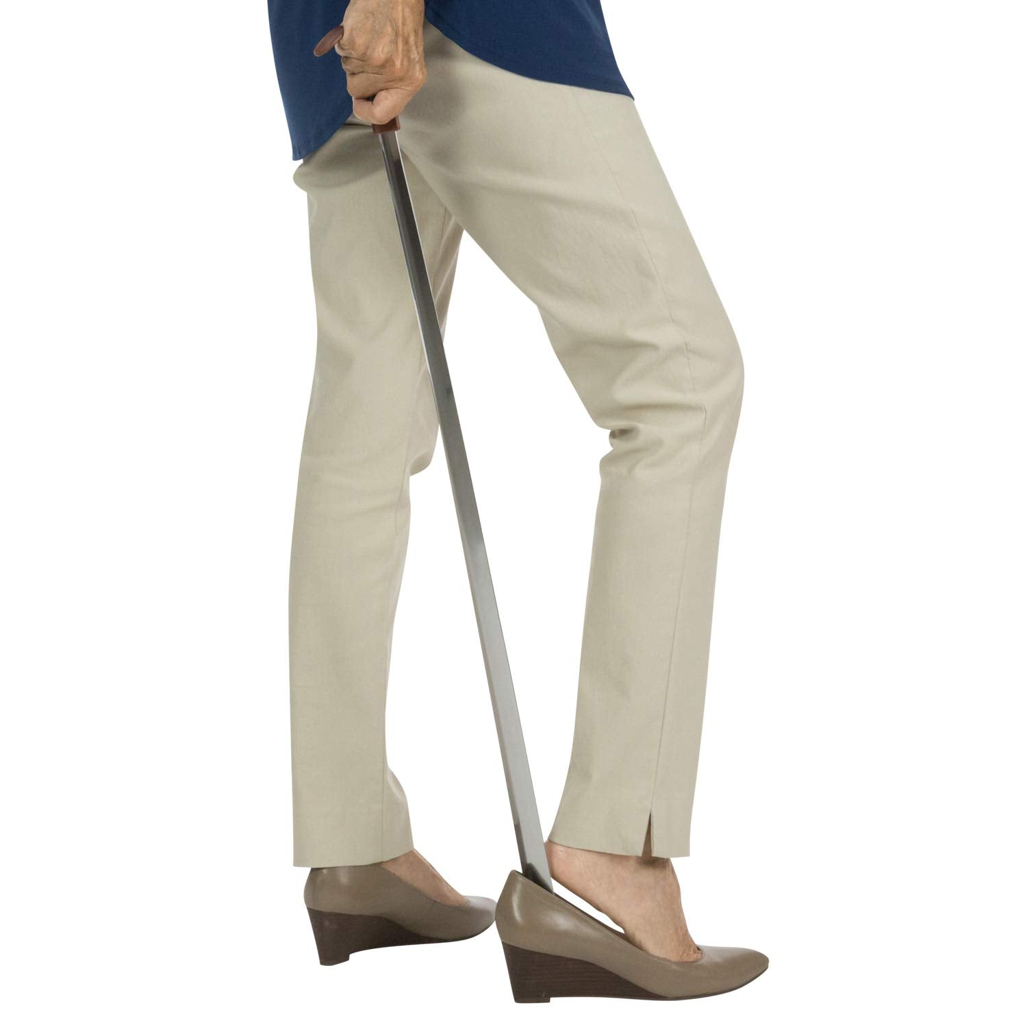 VIVE Extra Long Handled Shoe Horn (31.5 Inches)- Metal Shoehorn (7923782287598)