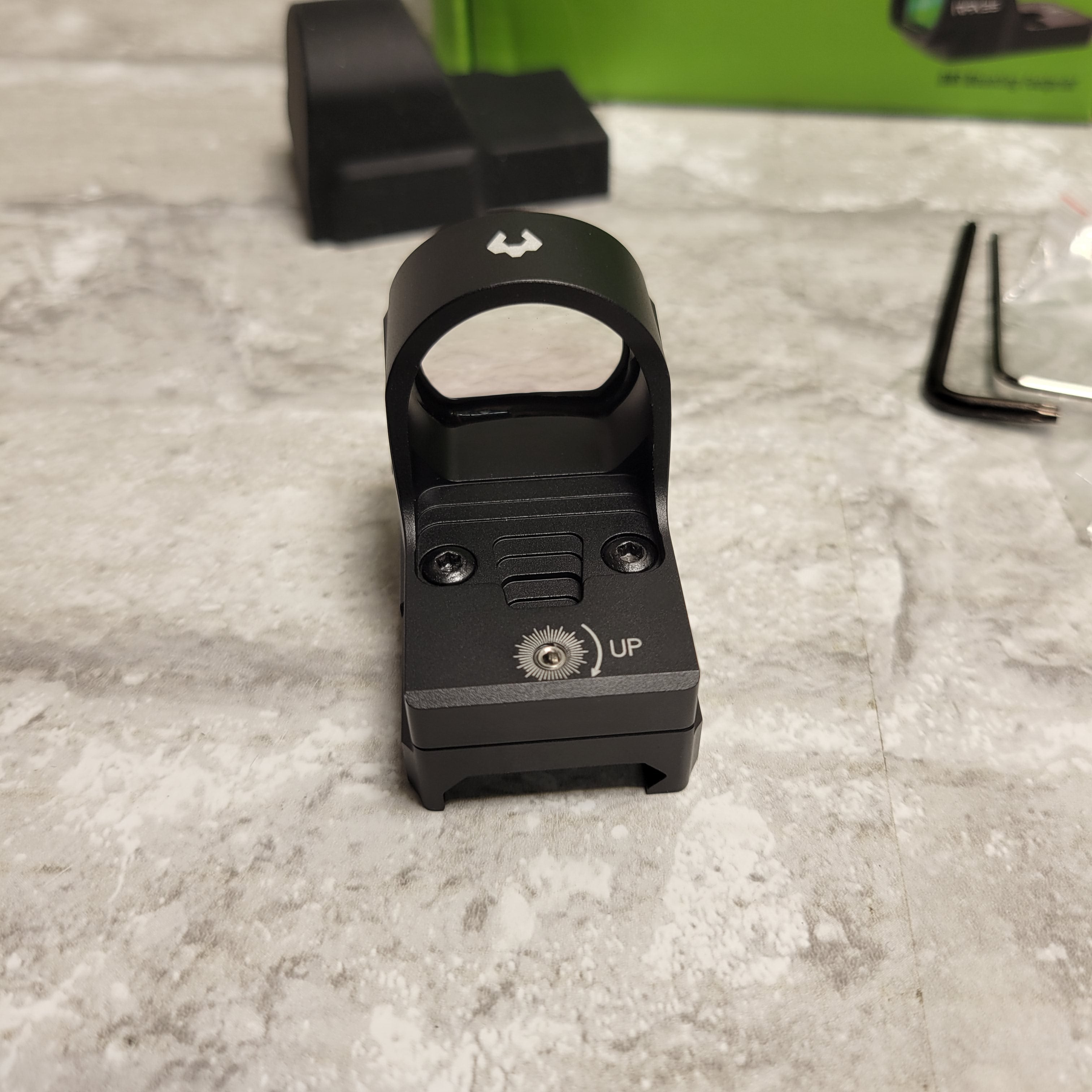 Viridian RFX-35 Laser Green Dot Sight Reflex - Black (981-0022) (8035445571822)