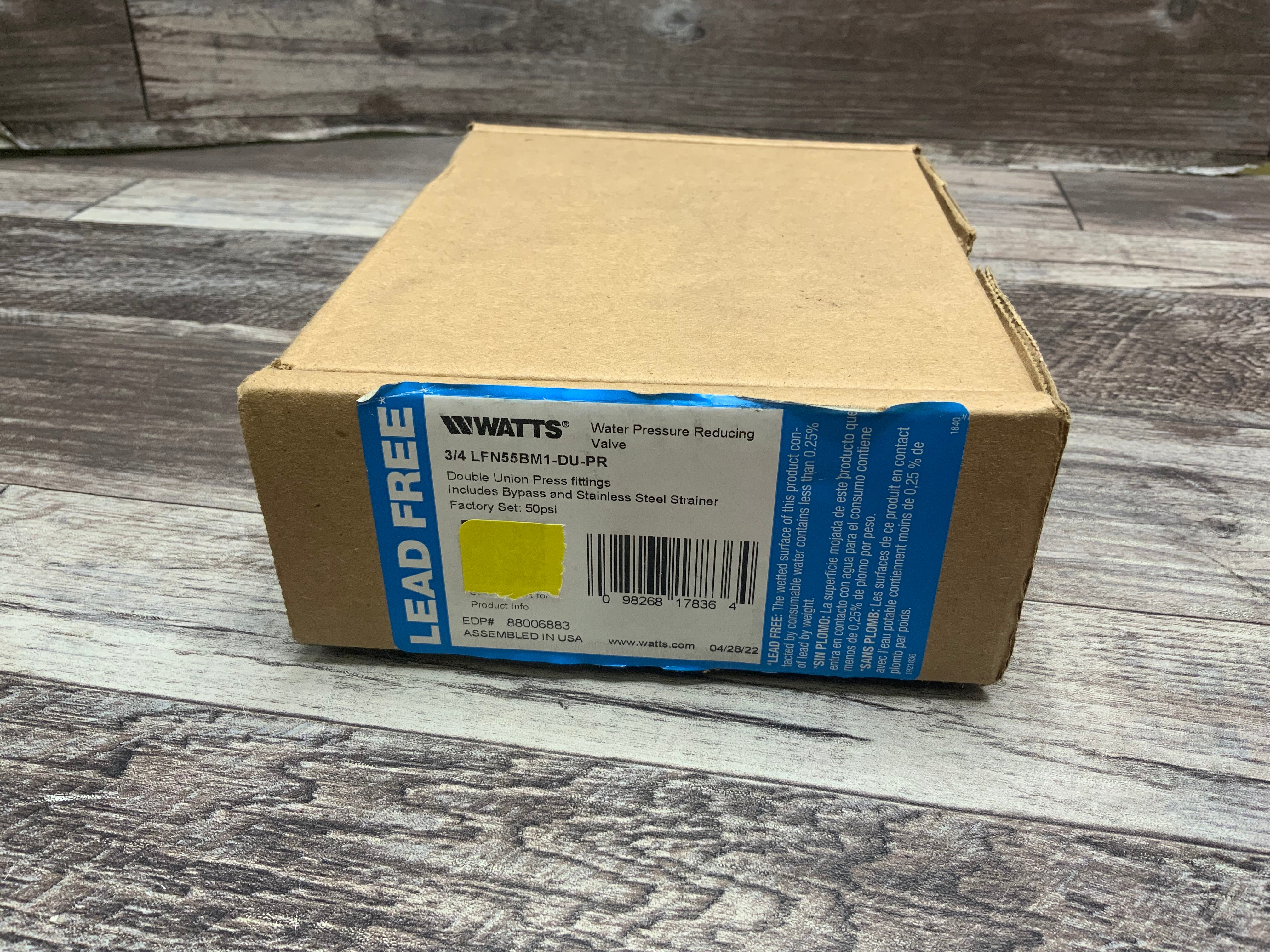 Watts 3/4 LFN55BM1-DU-PR Water Pressure Reducing Valve (8127090786542)