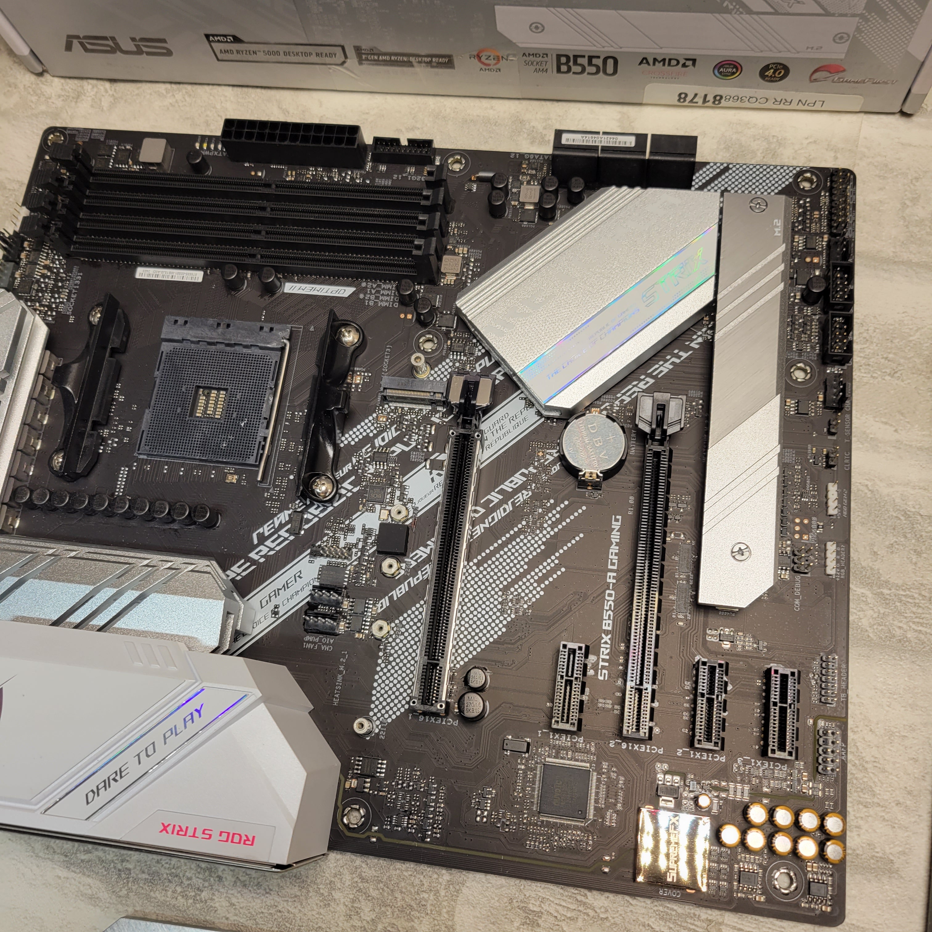 *FOR PARTS* ASUS ROG Strix B550-A & B550-F Gaming AMD AM4 Motherboard (7885881966830)