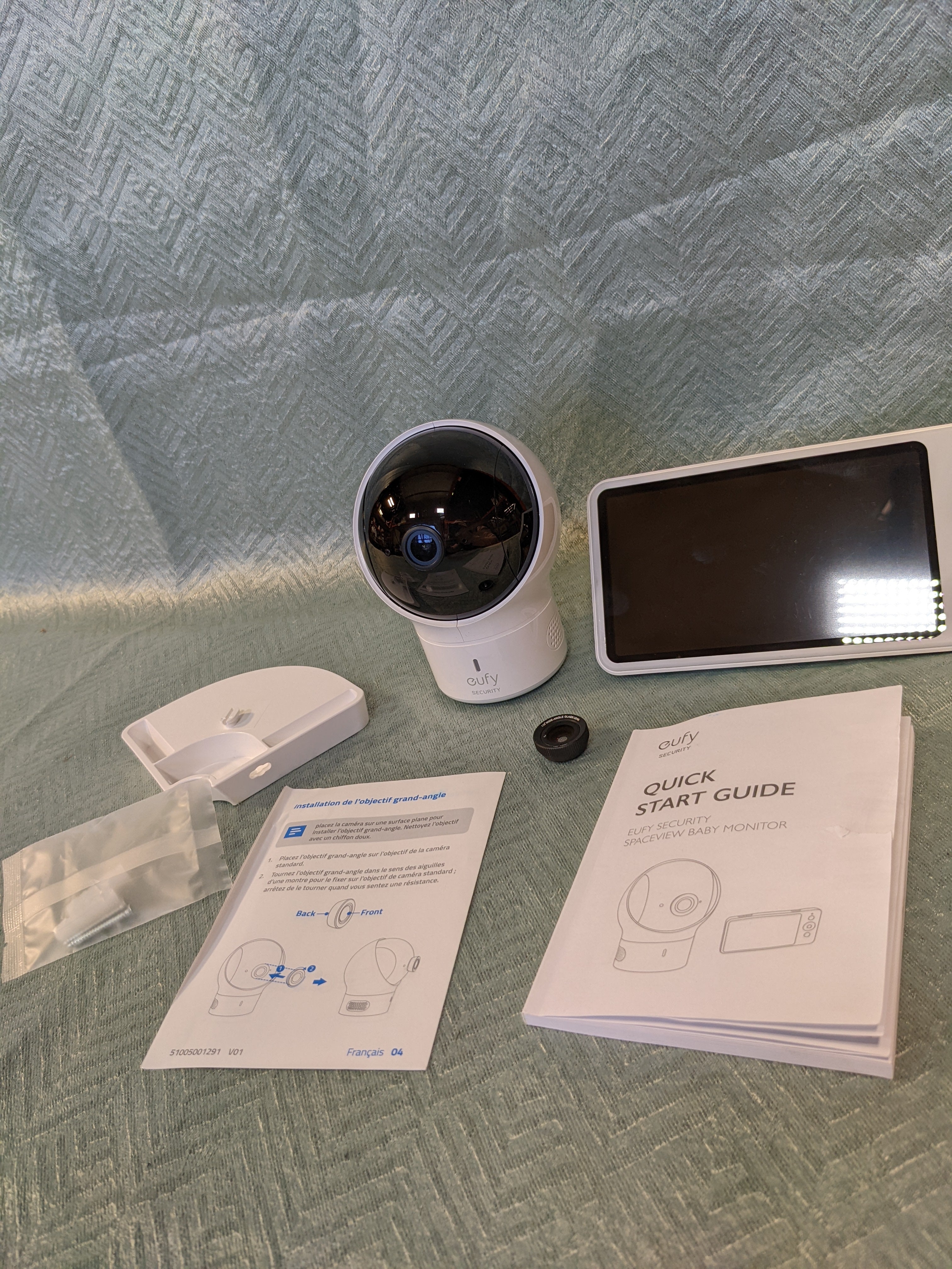 eufy Security, SpaceView Pro 720p Video Baby Monitor with 5’’ Screen FOR PARTS (7528060715246)