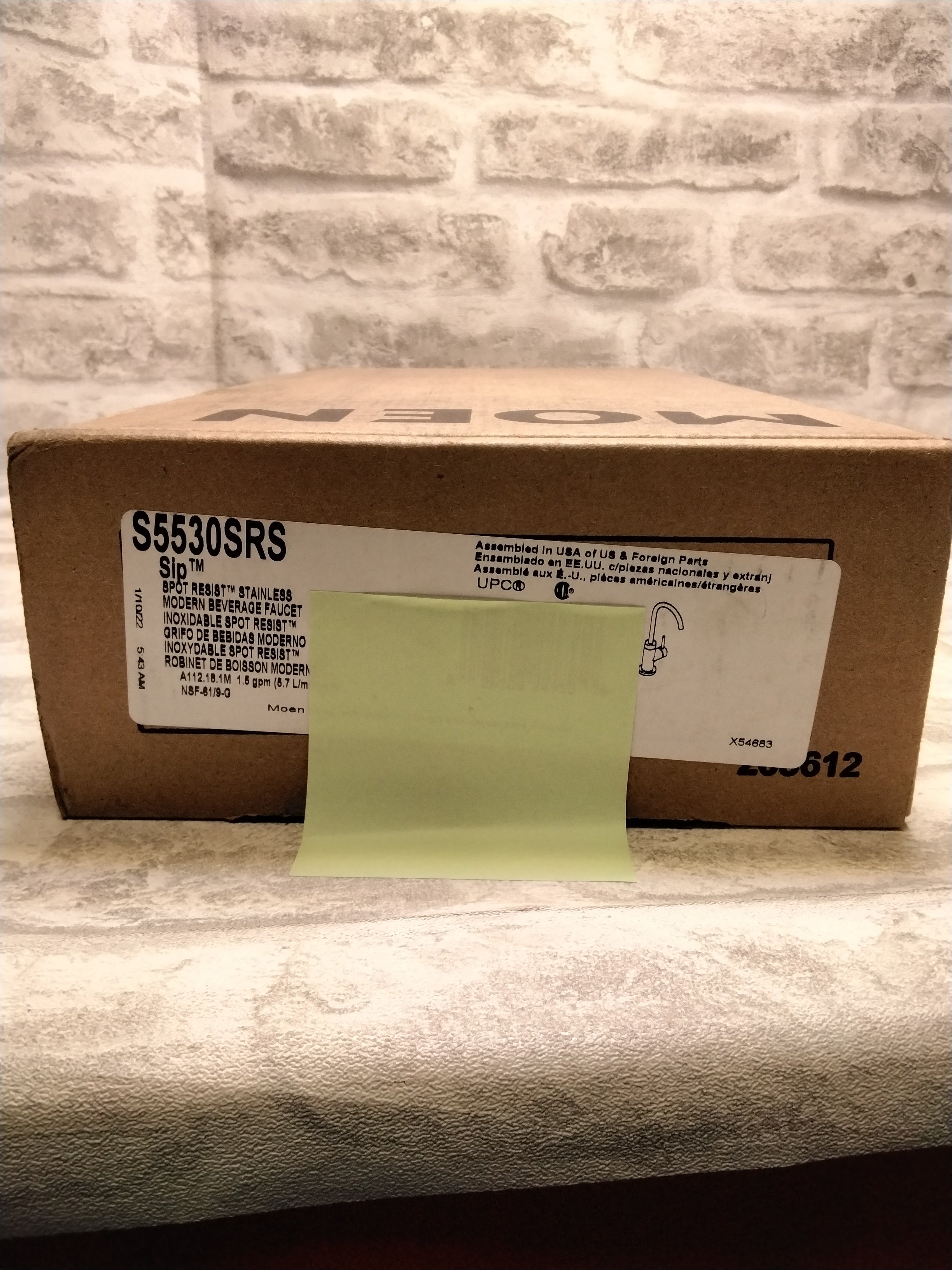 *APPEARS NEW* Moen Sip Modern Cold Water Kitchen Beverage Faucet (7654782304494)