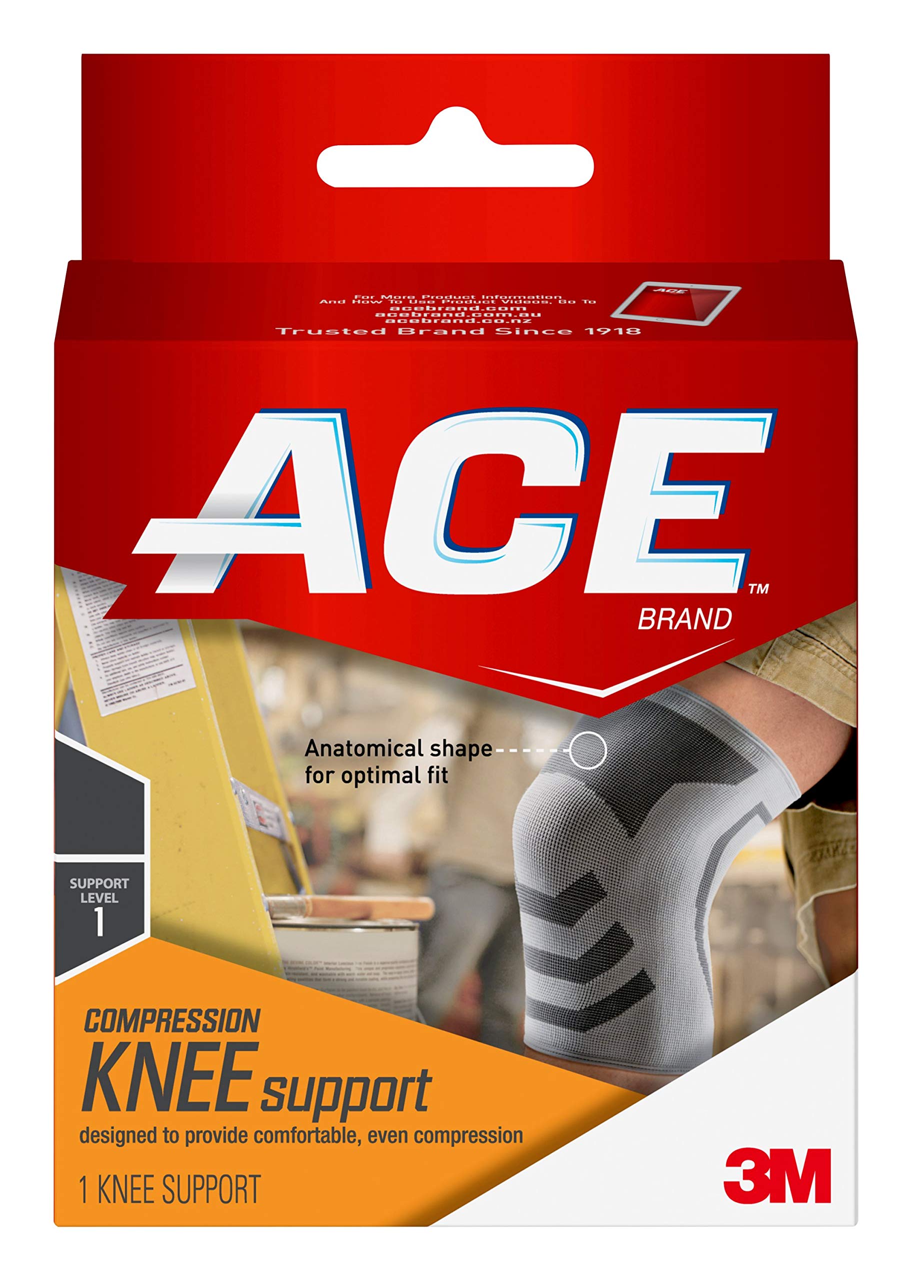 ACE Compression Knee Support, Small/Medium (6930483413175)