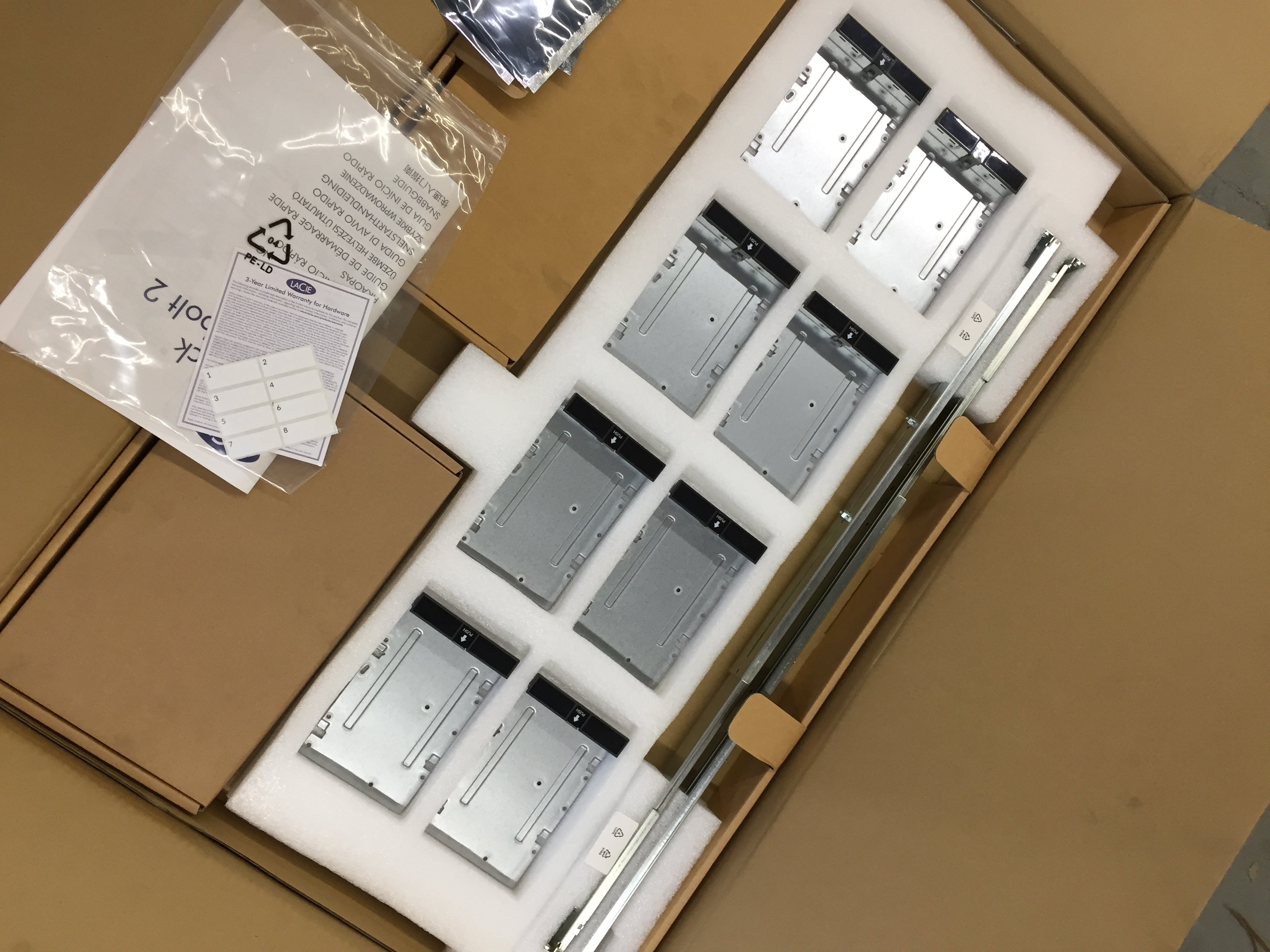 LaCie 8big Rack Thunderbolt 2 | 8-bay 1U Rackmount Hardware RAID | FREE SHIPPING (8180310671598)
