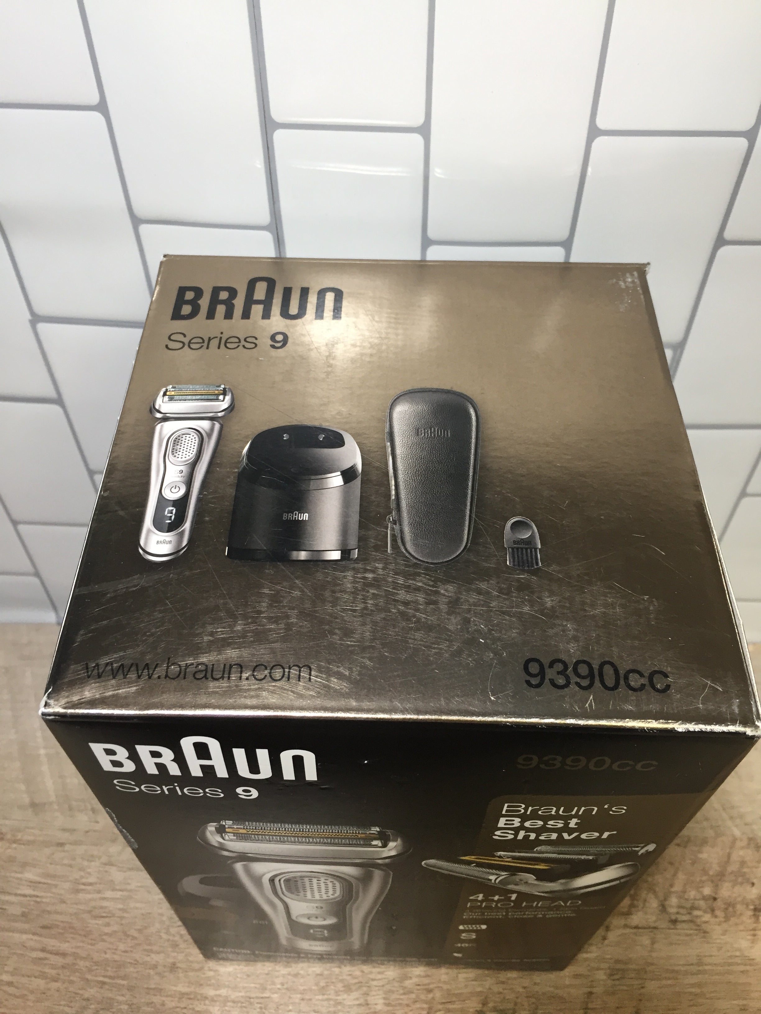 Braun Electric Razor for Men, Series 9 9390cc Electric Wet/Dry Foil Shaver (7199633047790)