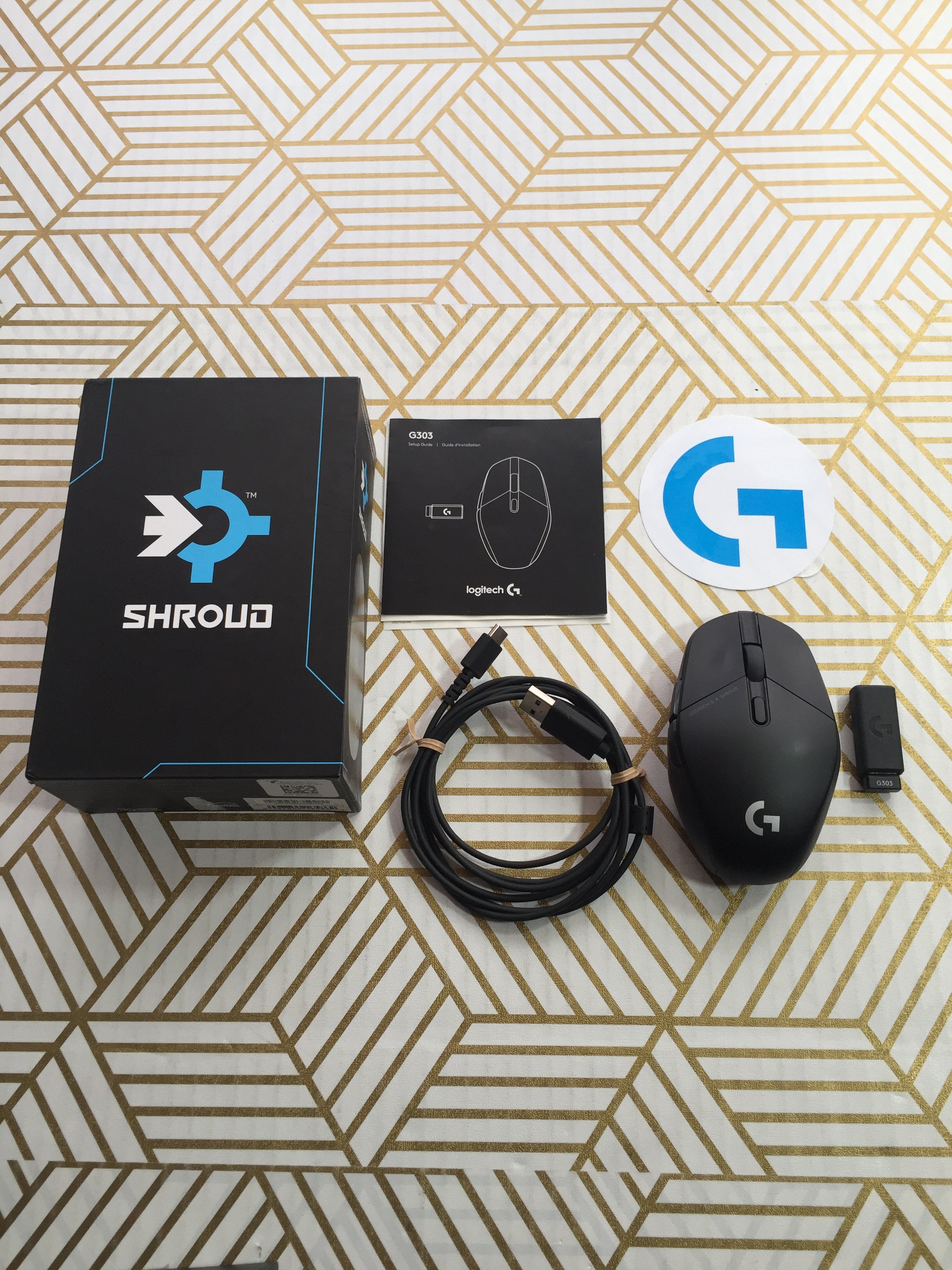 Logitech G303 Shroud Edition Wireless Gaming Mouse - 75 grams - 5-buttons (8039835828462)