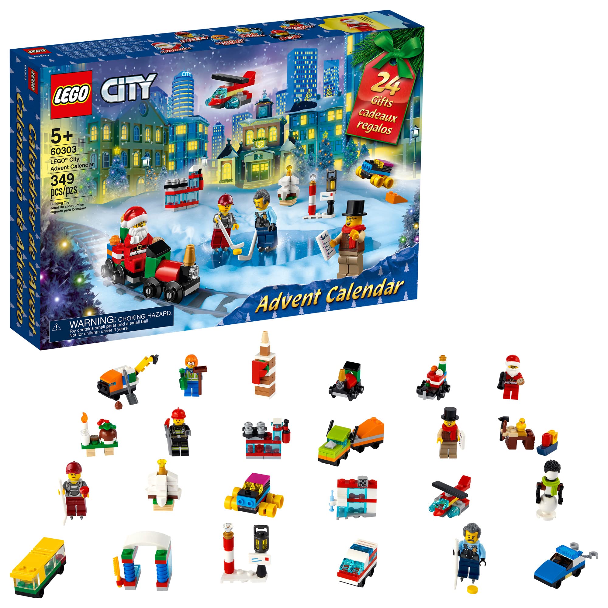 LEGO City Advent Calendar 60303 Building Kit (349 Pieces) (7515628011758)