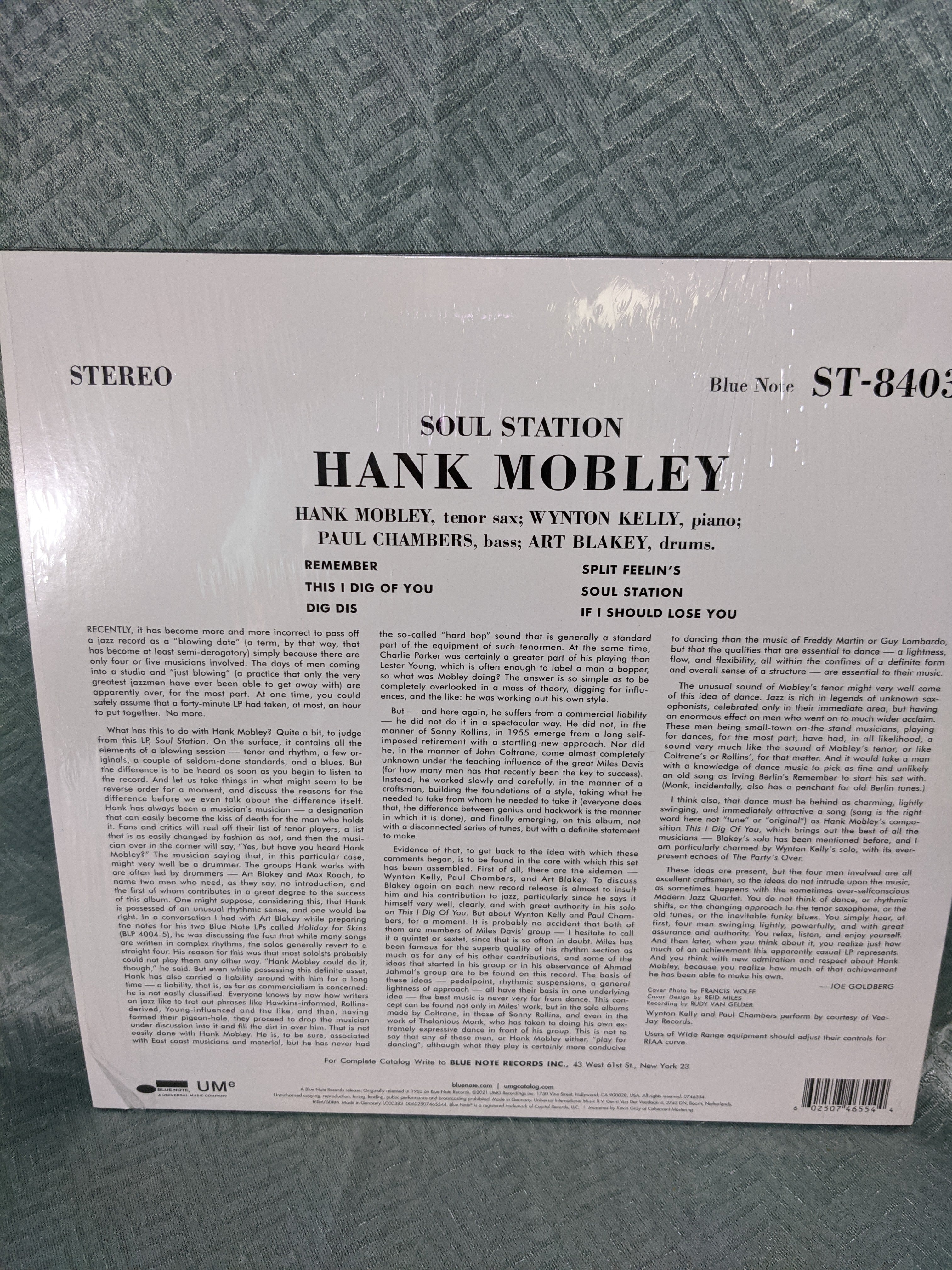 Soul Station (Blue Note Classic Vinyl Edition) [LP] Hank Mobley (6966476570807)