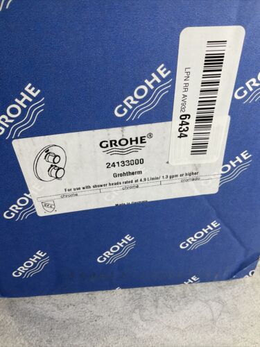 GROHE 24133000 Grohtherm Dual Function 2-Handle Thermostatic Trim CHROME (6922808852663)