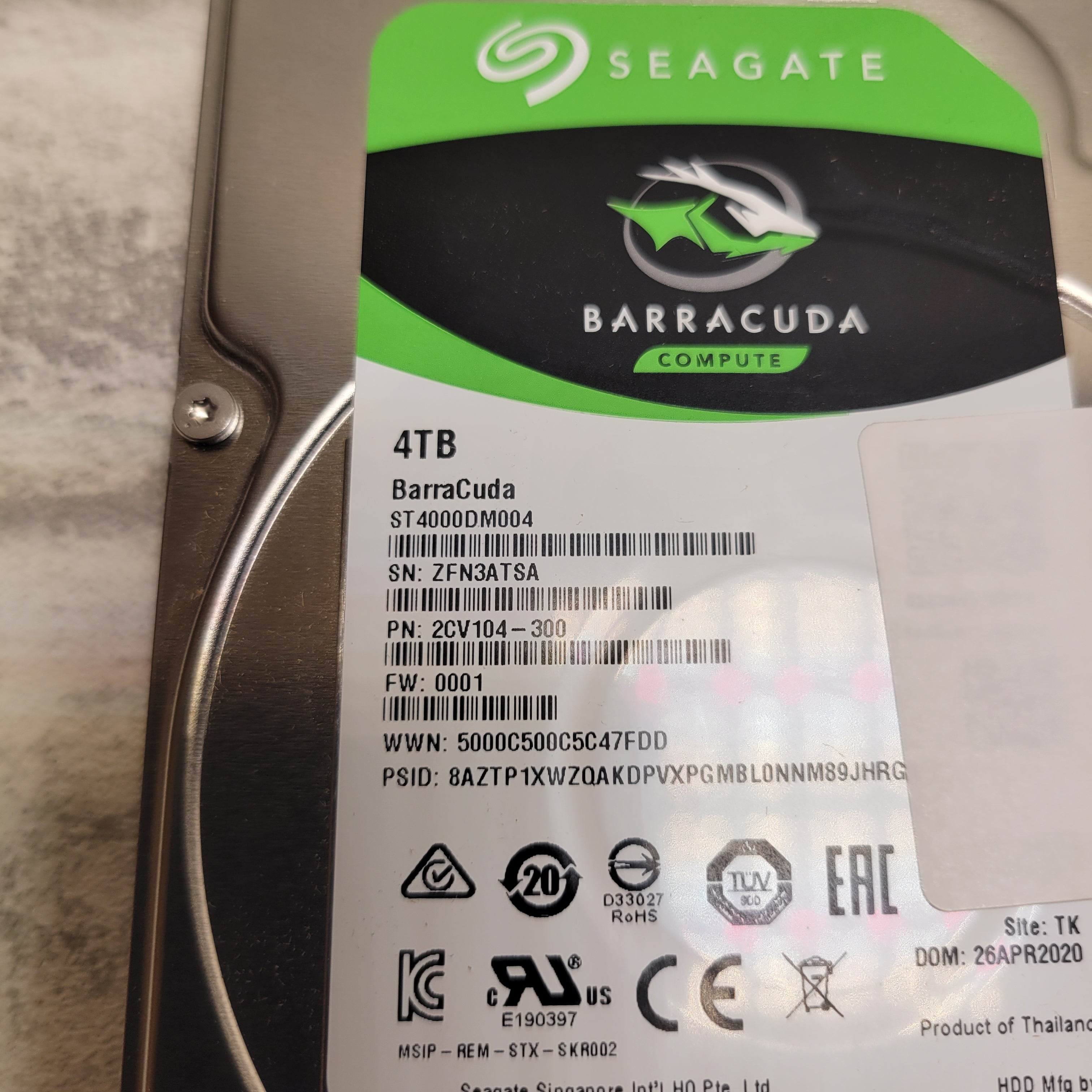 Seagate IronWolf 8TB NAS Internal Hard Drive & Seagate Barracuda 4TB 3.5" (7685179015406)