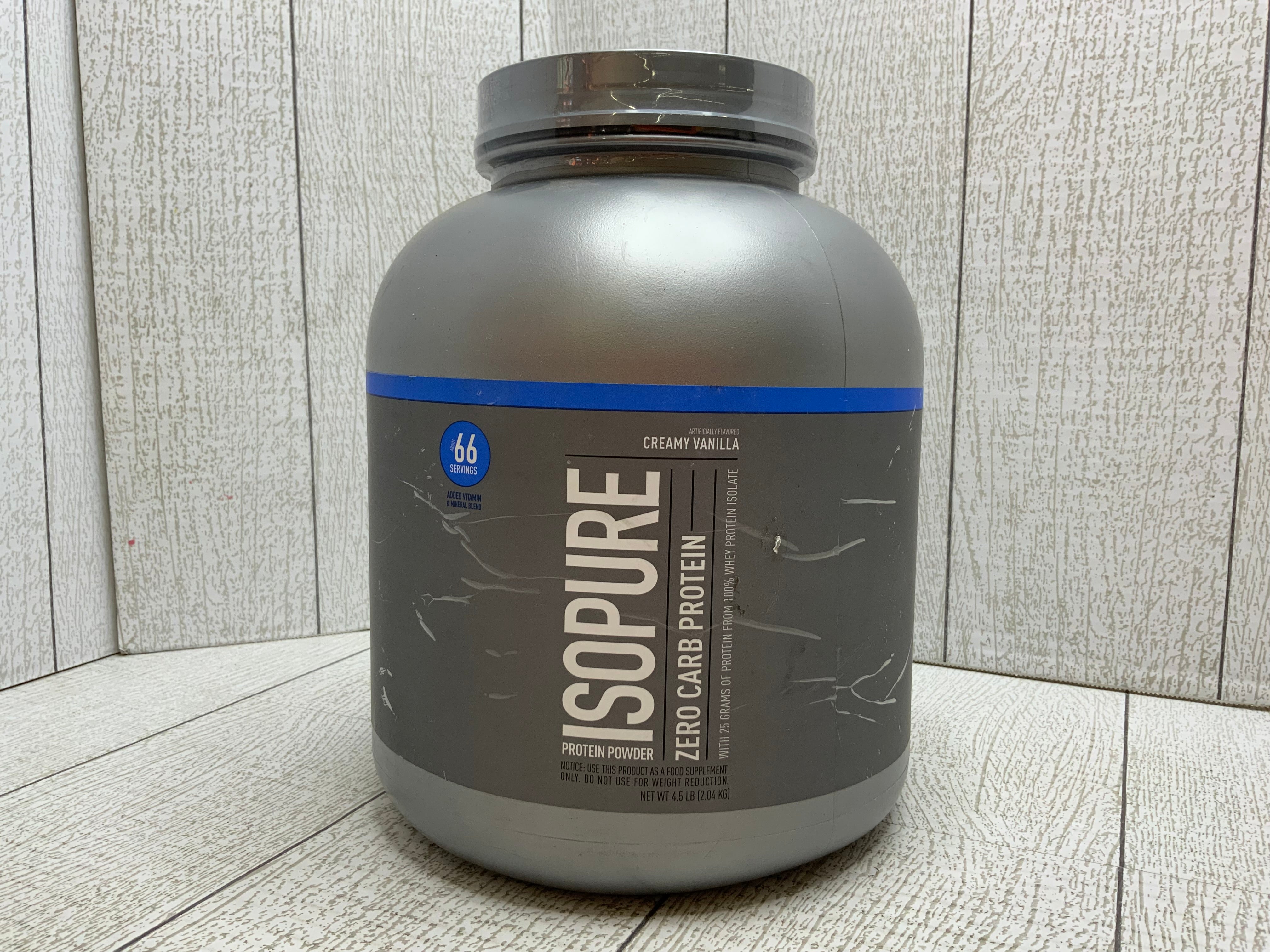 Isopure Whey Isolate Protein Powder (Creamy Vanilla, 4.5 Pounds) (66 Servings) (8041933766894)