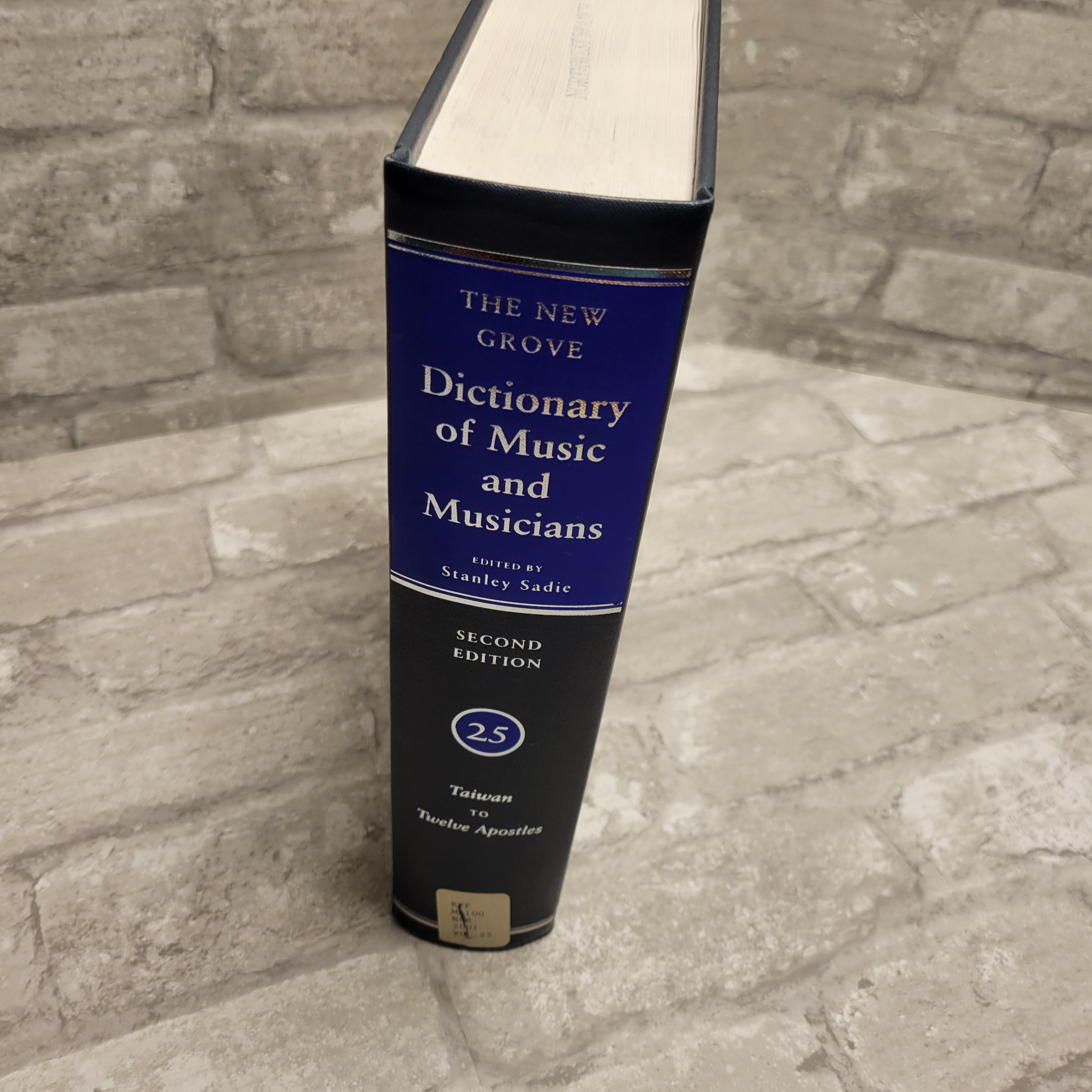 The New Grove Dictionary of Music and Musicians, 2nd Ed, Vol 25 (8056494751982)
