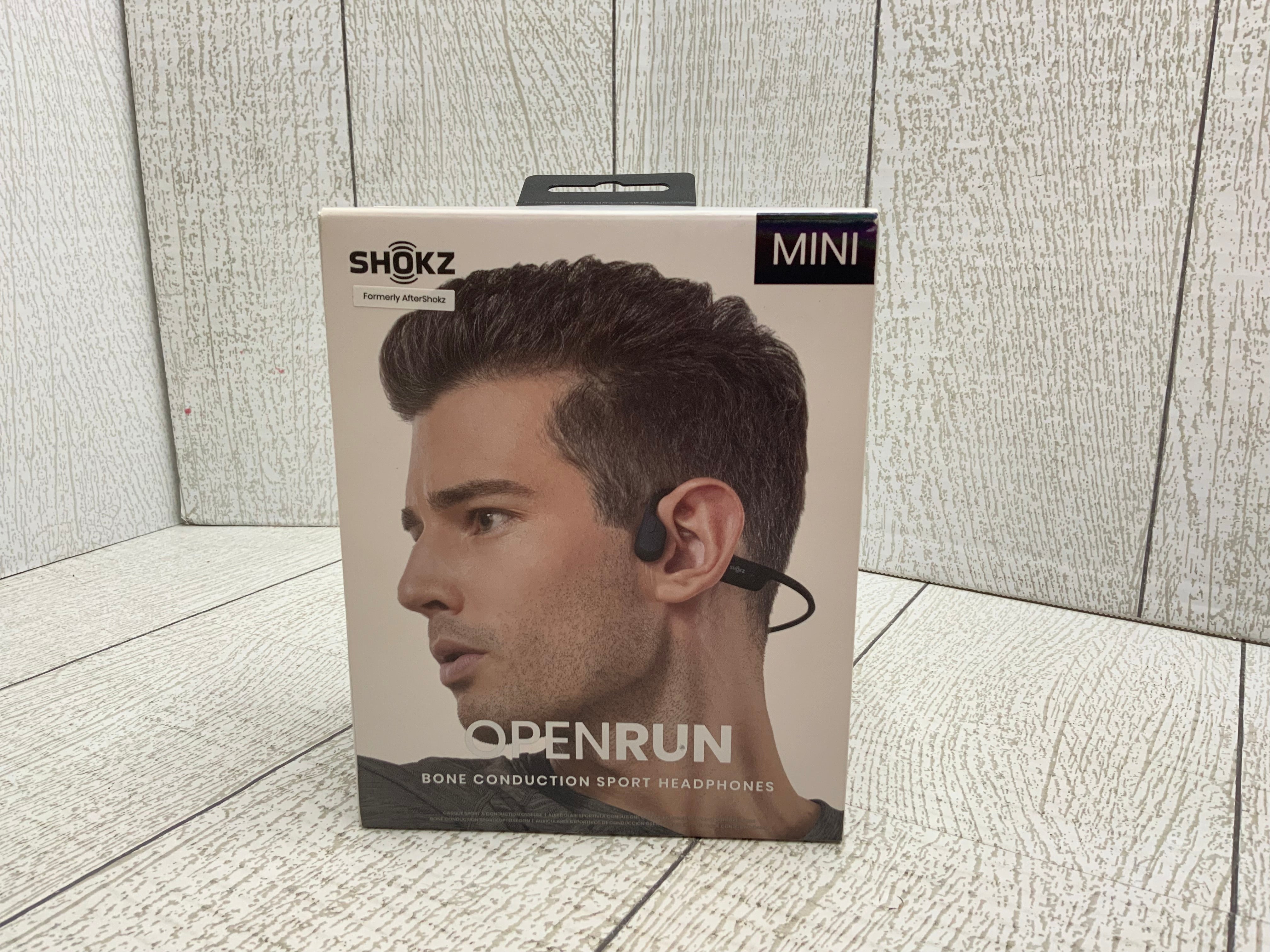 Shokz OpenRun Mini Open-Ear Endurance Headphones - Black (8037261246702)