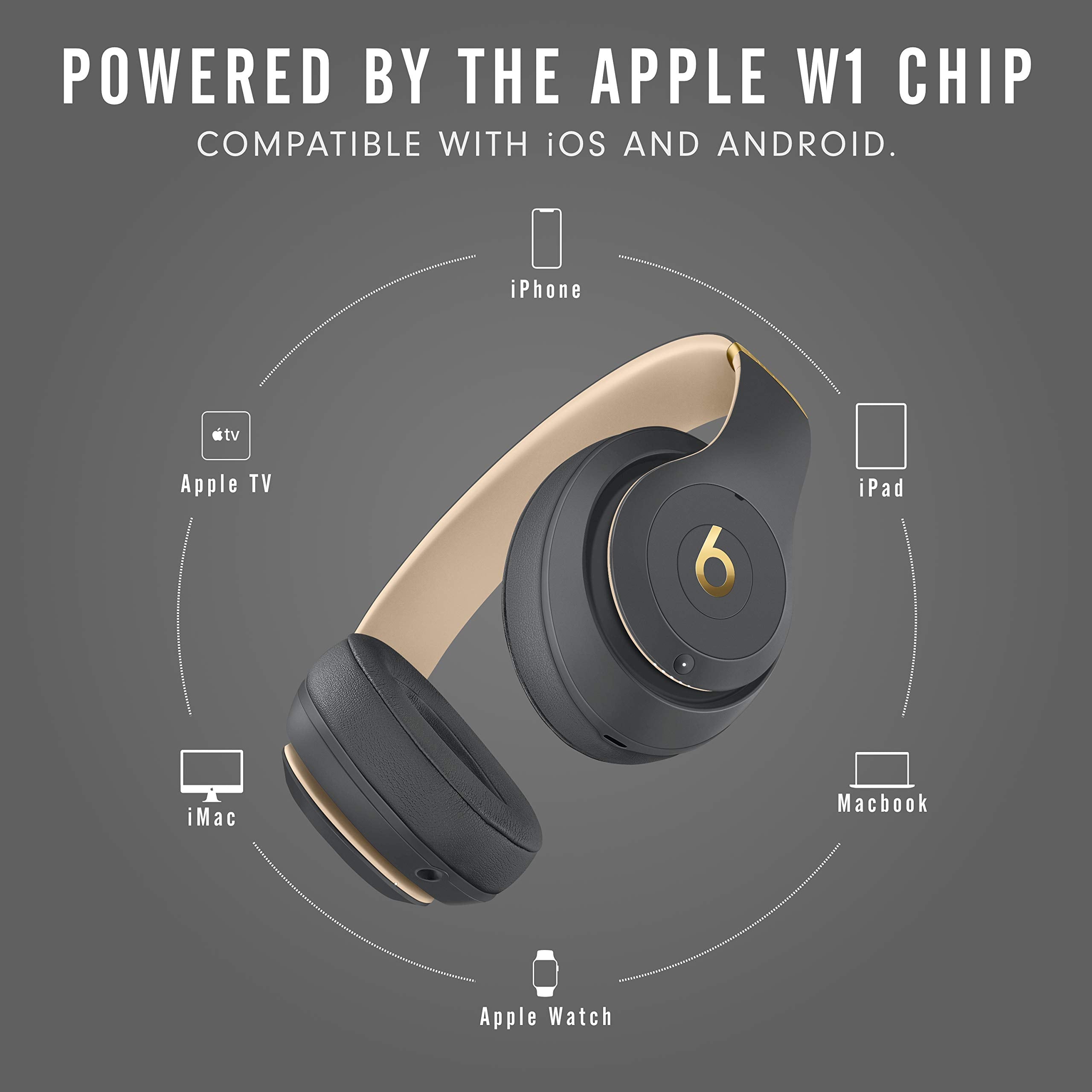 Studio3 Wireless Noise Cancelling Over-Ear Headphones - Shadow Gray Latest Model (7568717578478)