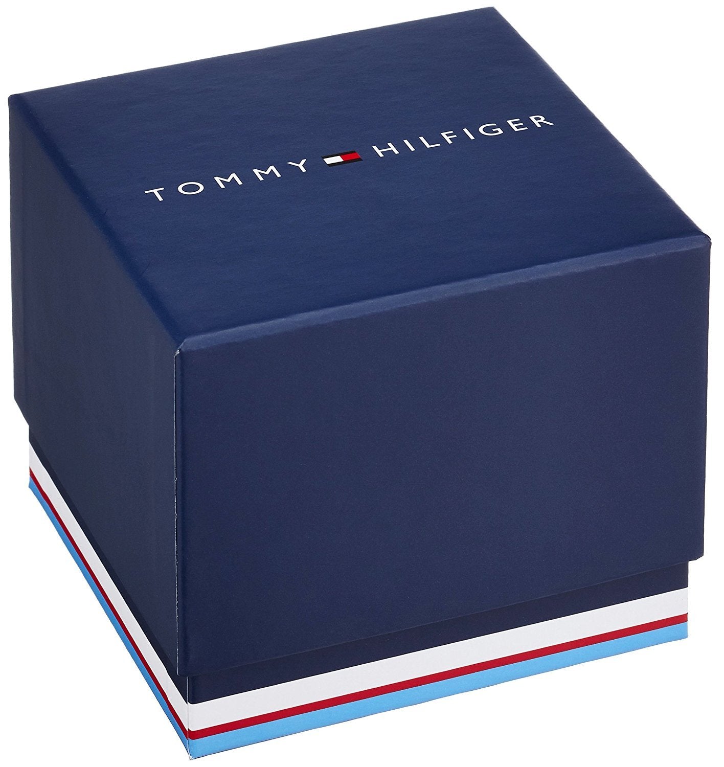 Tommy Hilfiger Women's Gold Quartz Watch (Model: 1781918) Calfskin Strap, Blue (6952434041015)