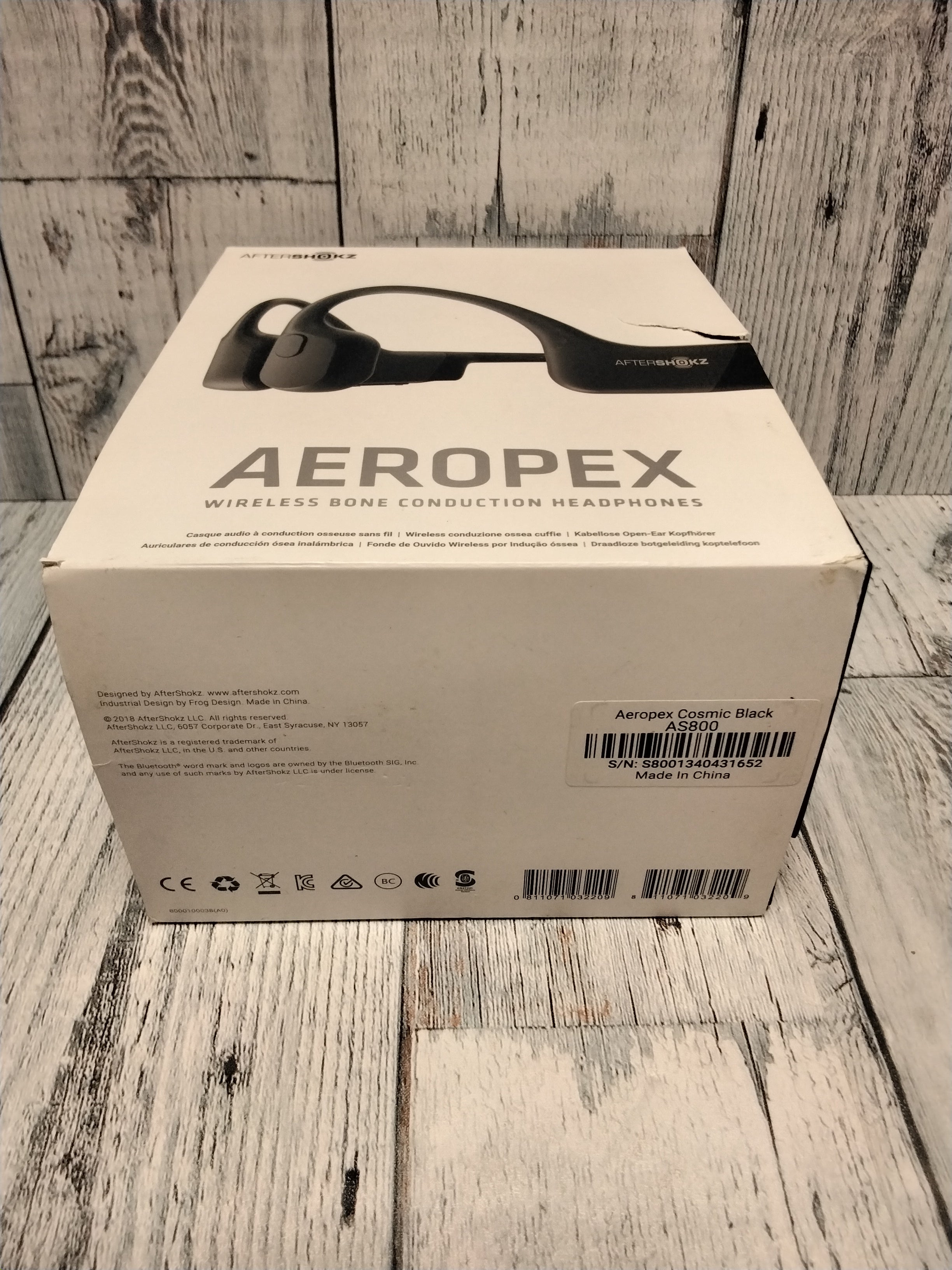 AfterShokz Aeropex  Open-Ear Bluetooth Bone Conduction Sport Headphones *TESTED* (7848232255726)