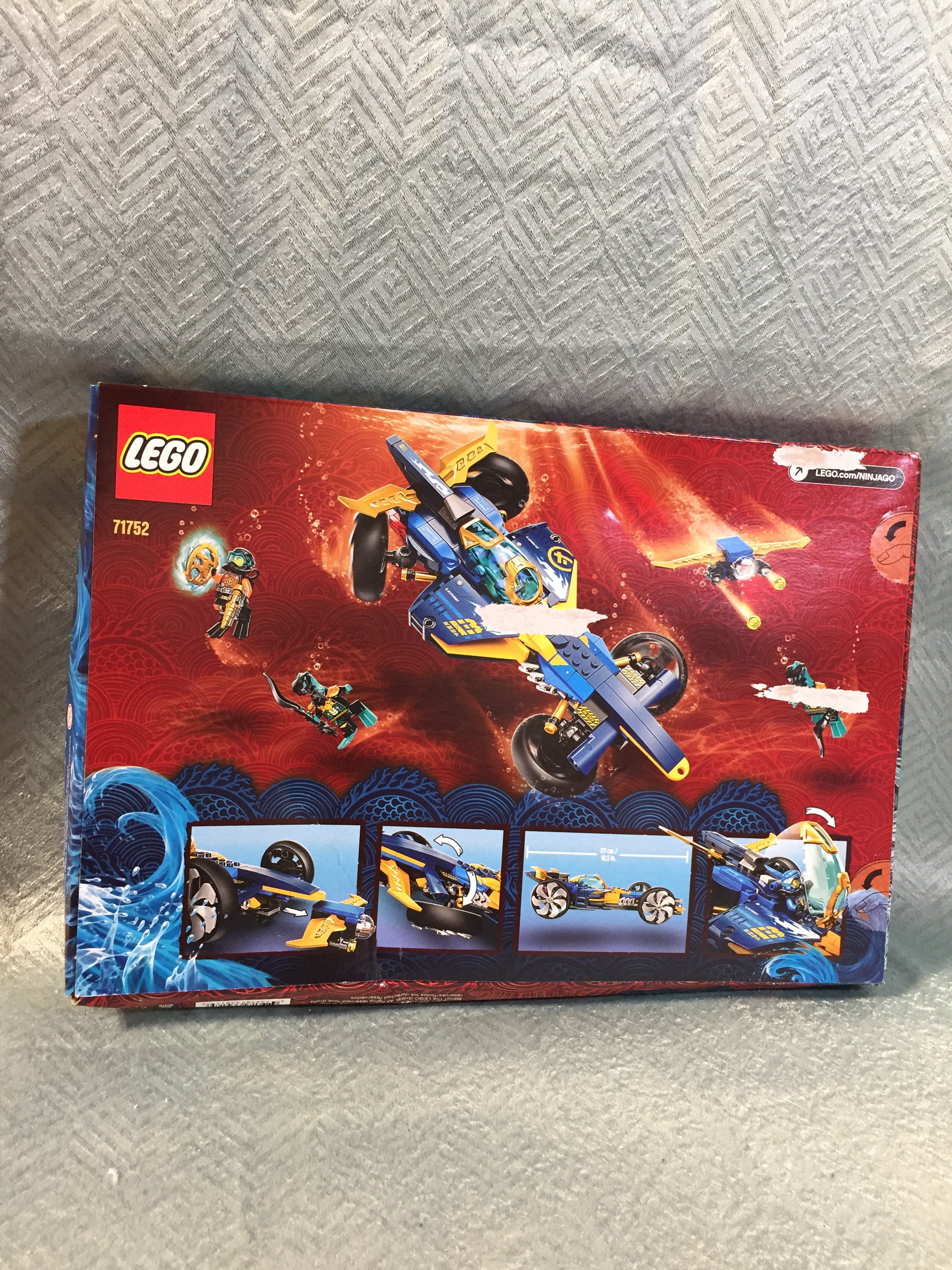 LEGO NINJAGO Ninja Sub Speeder 71752 Building Kit (7588342399214)