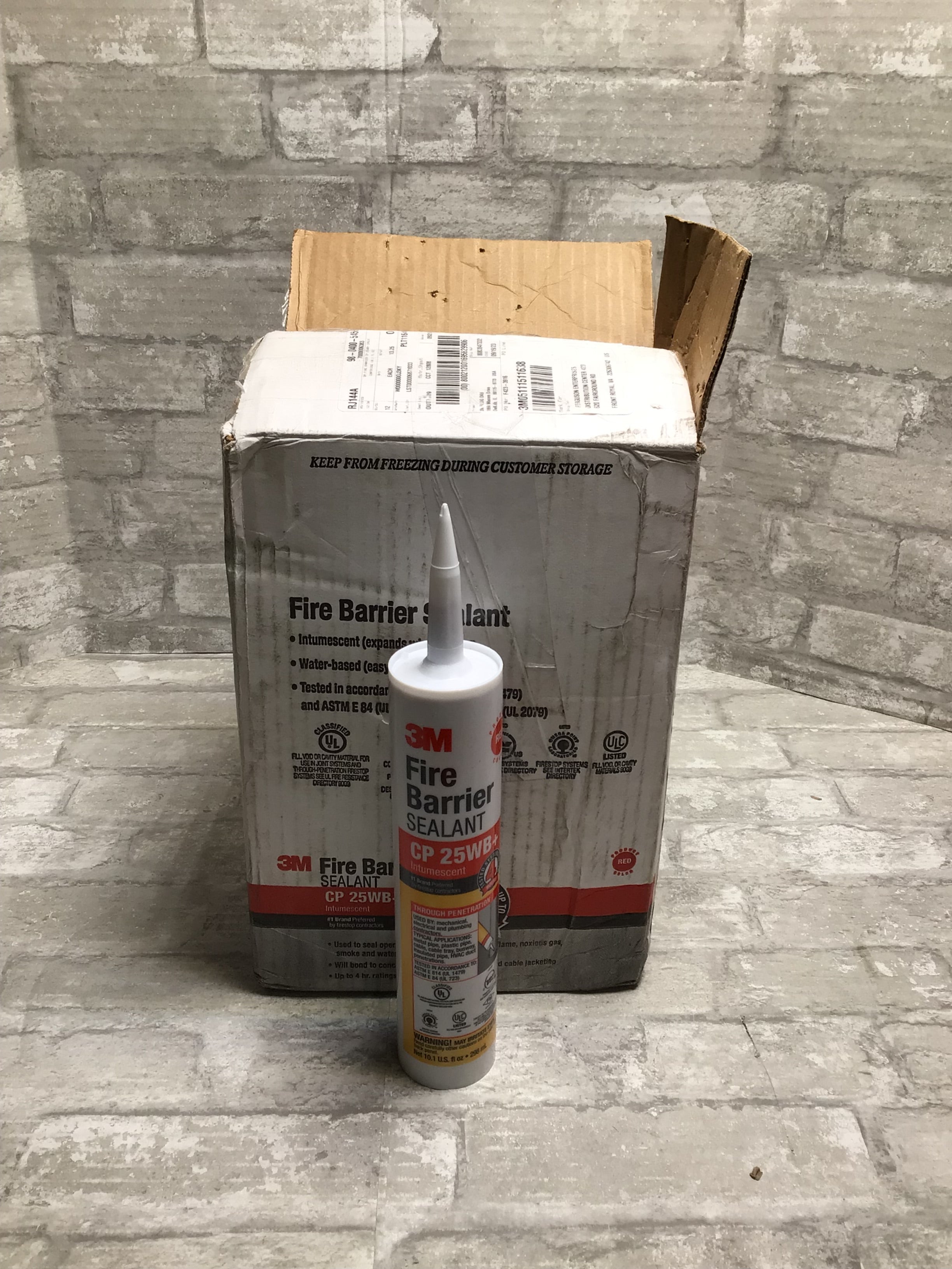 3M TALC FireBarrier Sealant CP25WB for Commercial, Industrial, Residential,12PK* (8214672376046)