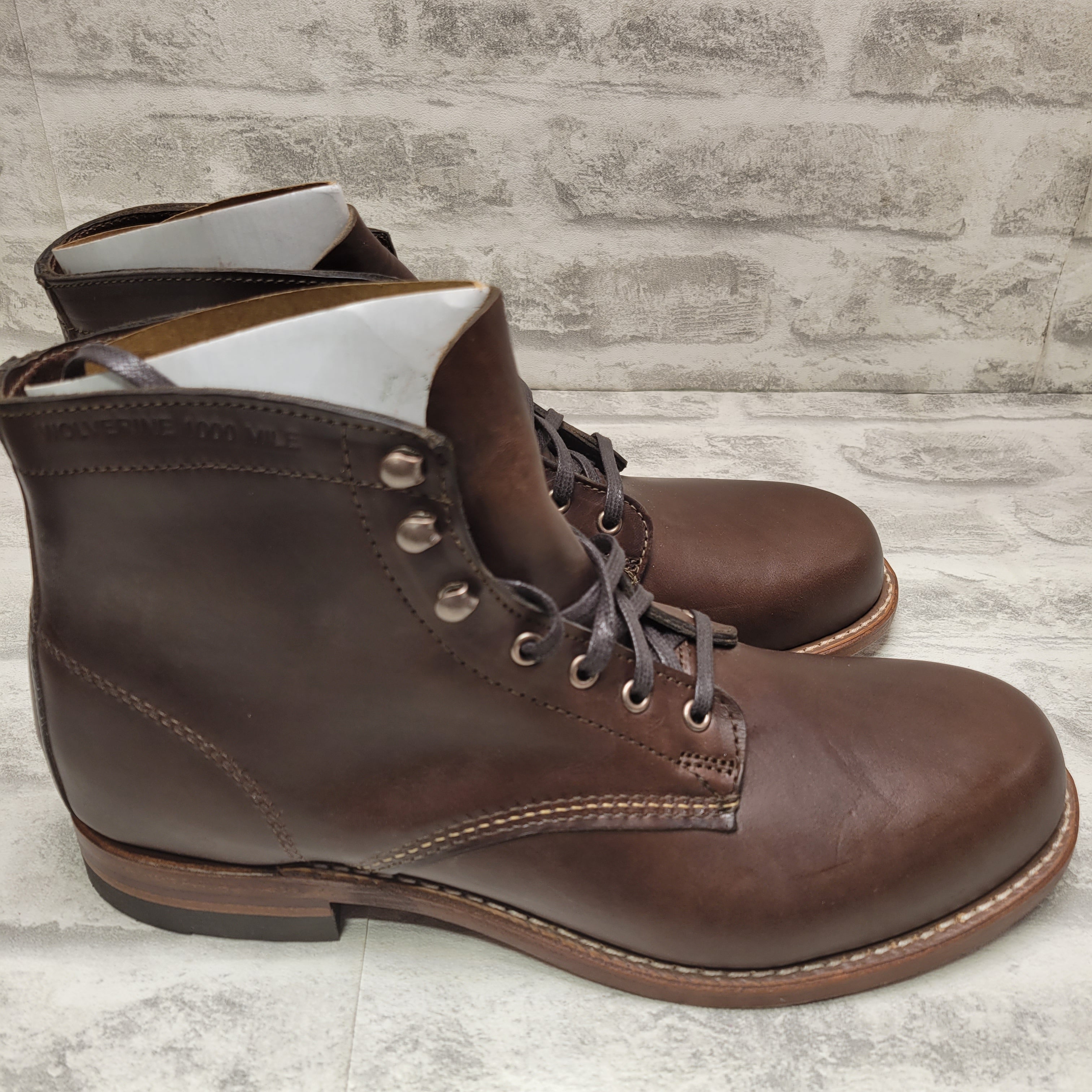 WOLVERINE Men's 1000 Mile Fashion Boot (10, Brown Leather) (7776259965166)