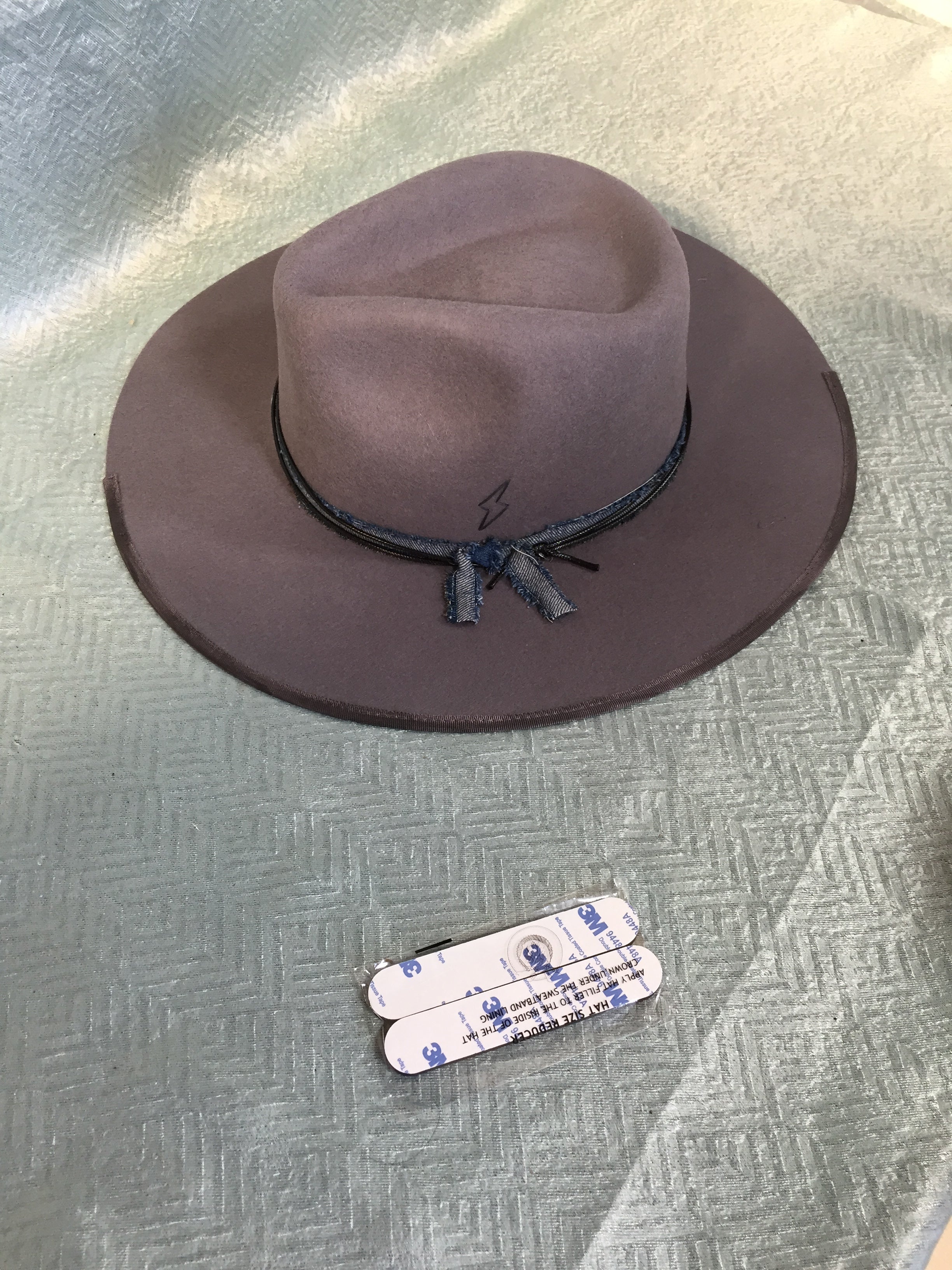 Vintage Distressed Fedora Hat for Men & Women in Cowboy Blue (7517421207790)