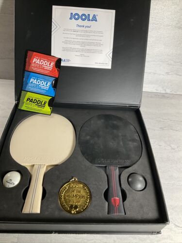 JOOLA Blizzard & Blackout - Competition Ping Pong Paddle Set - Incl 2 Rackets (6922768711863)