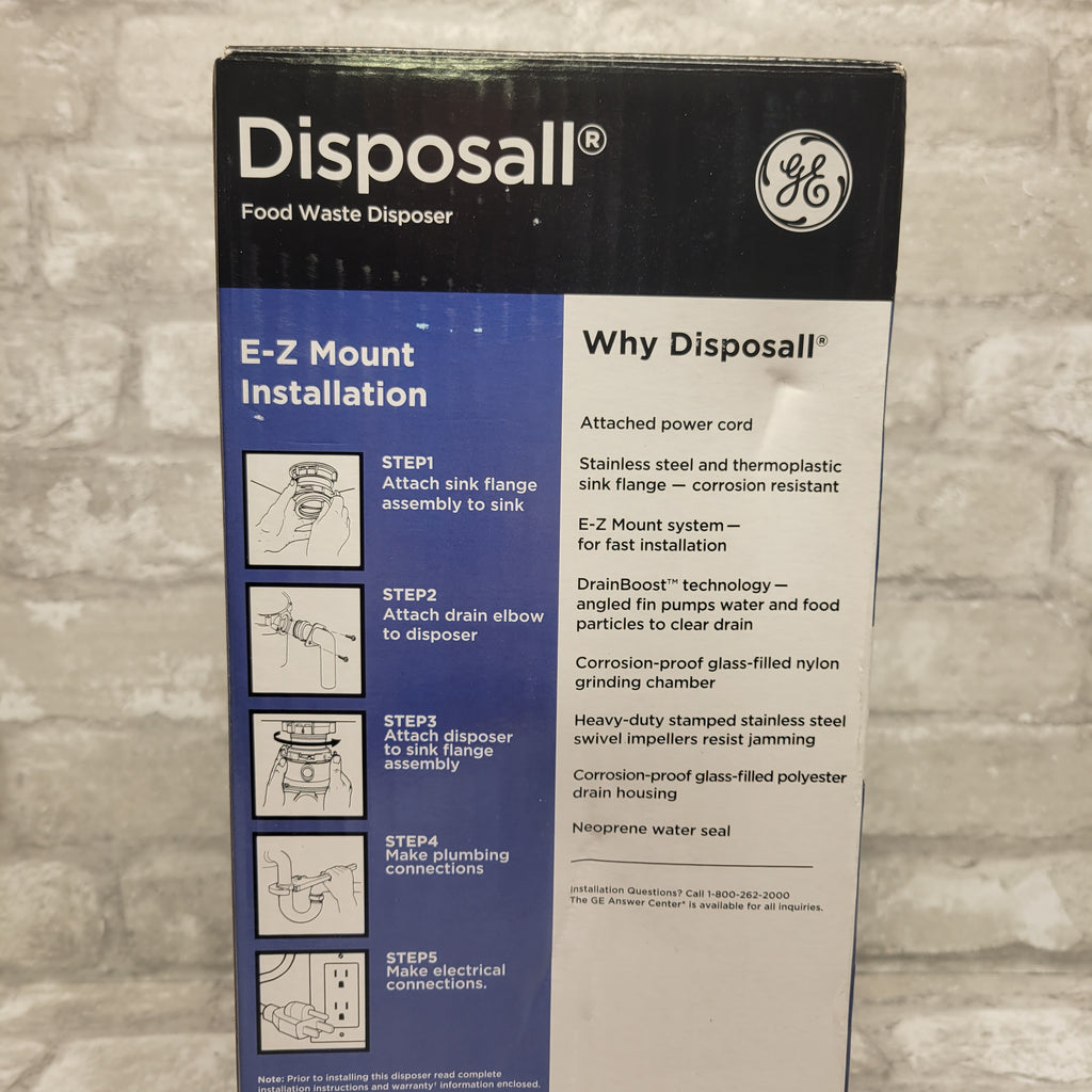 GE GFC525N Sink 1/2 HP Continuous Feed Disposer RDW LIQUIDATIONS