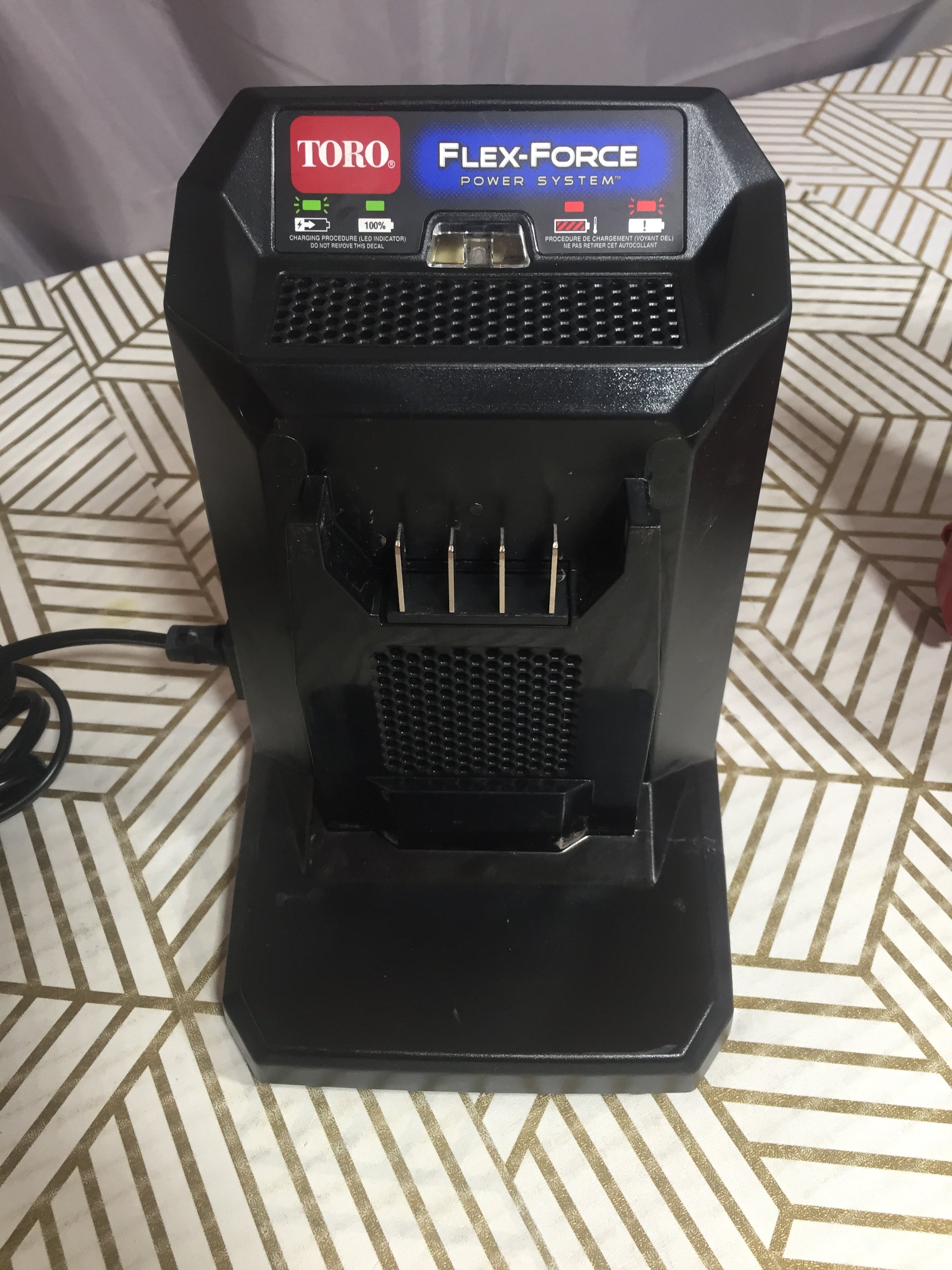 TORO Flex Force 60V Max 5.0Ah L270 Battery & Charger 88650 *TESTED* (8100487495918)