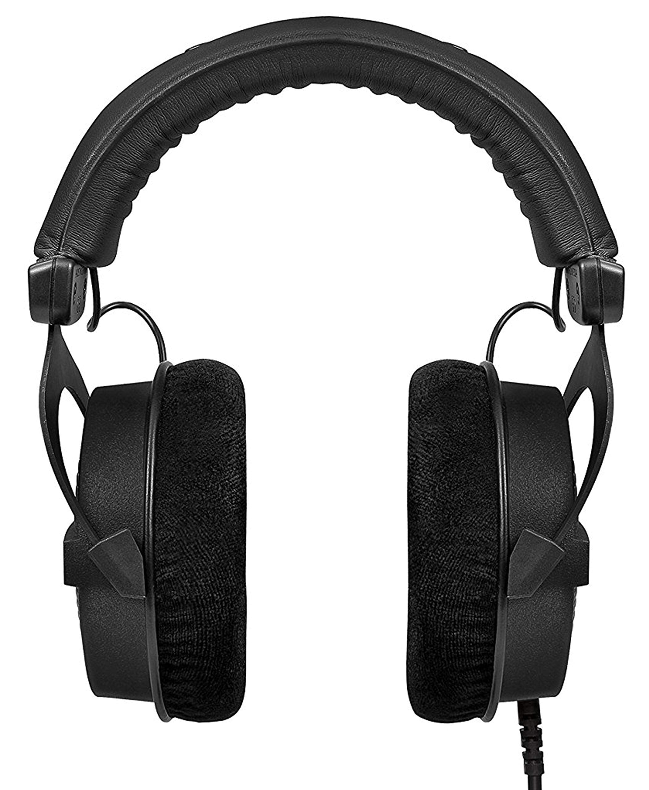 beyerdynamic Dt 990 Pro Over-Ear Studio Monitor Headphones - Open-Back Stereo Construction, Wired (80 Ohm, Black (Limited Edition)) (7579047952622)
