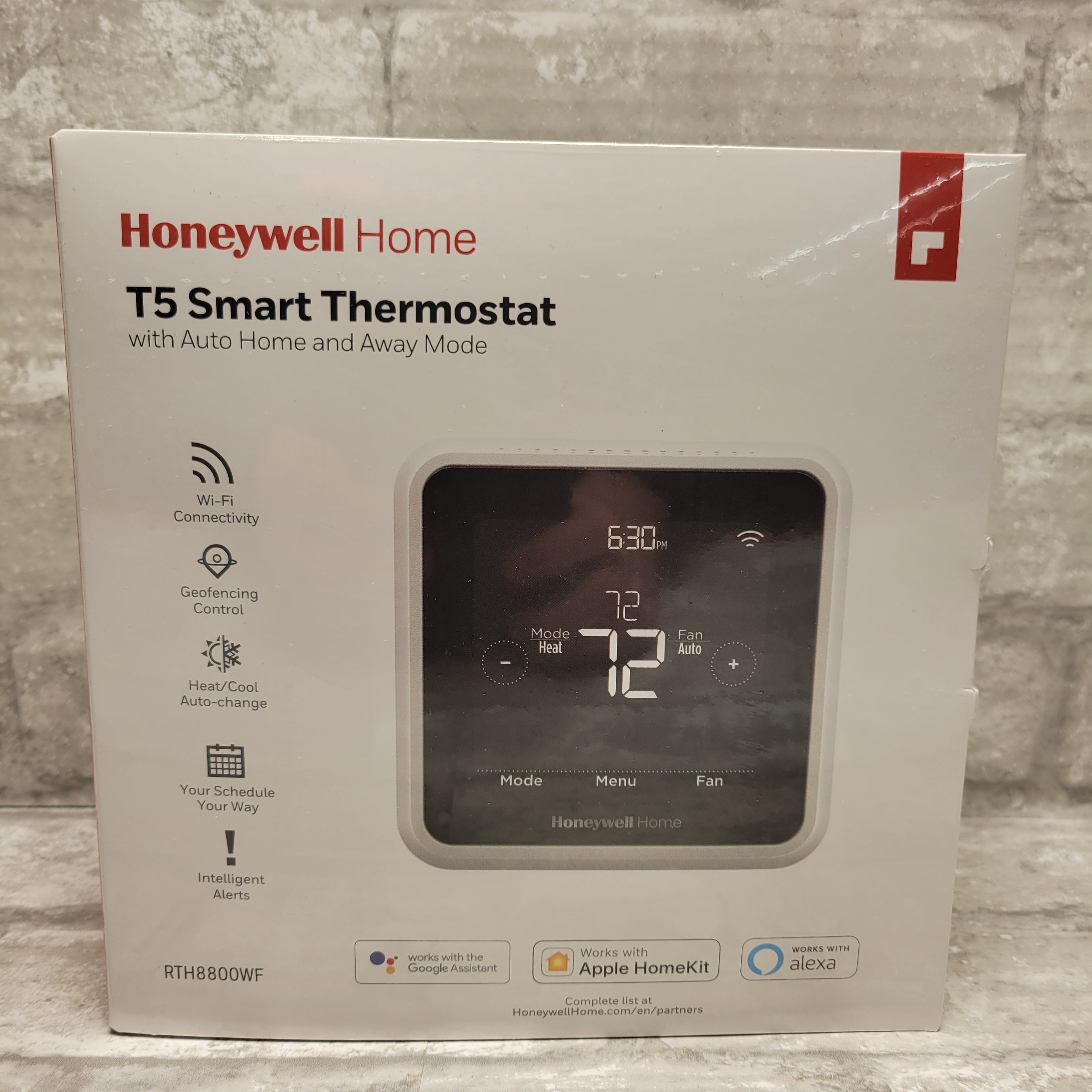 Honeywell t5 smart thermostat without c wire adapter rth8800wf2022