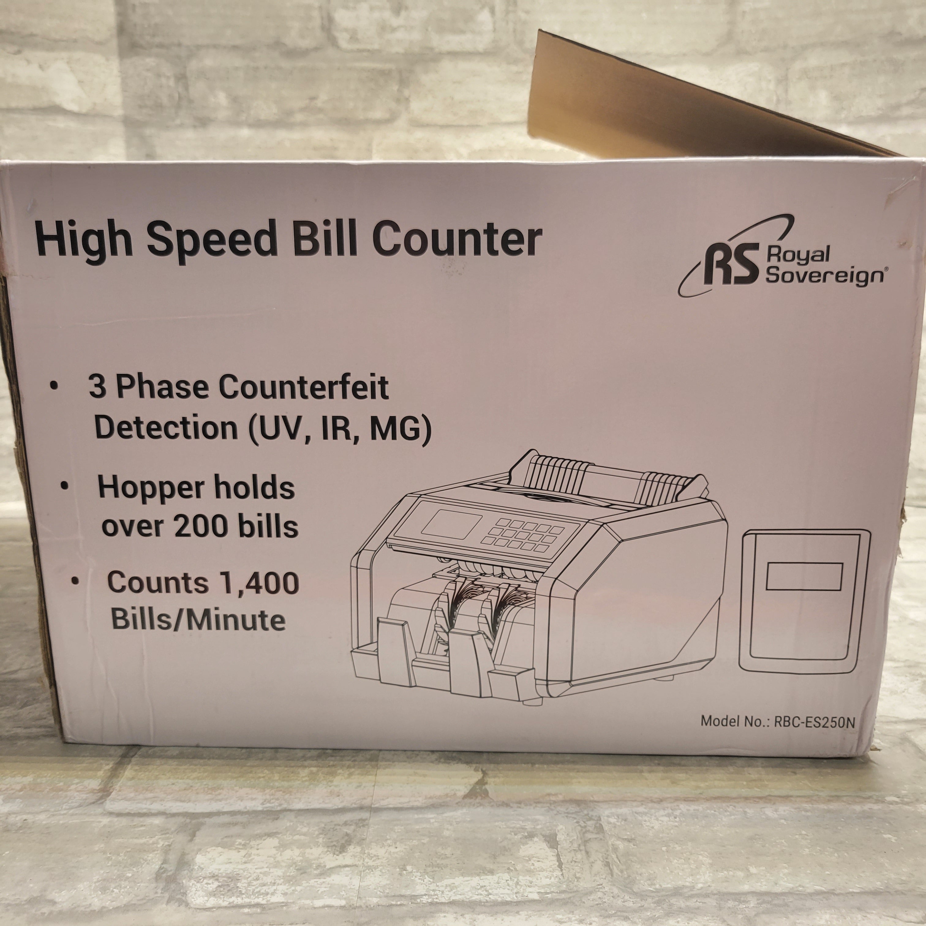 Royal Sovereign RBC-ES250 High Speed Currency Counter IR Counterfeit Detector (8084850245870)