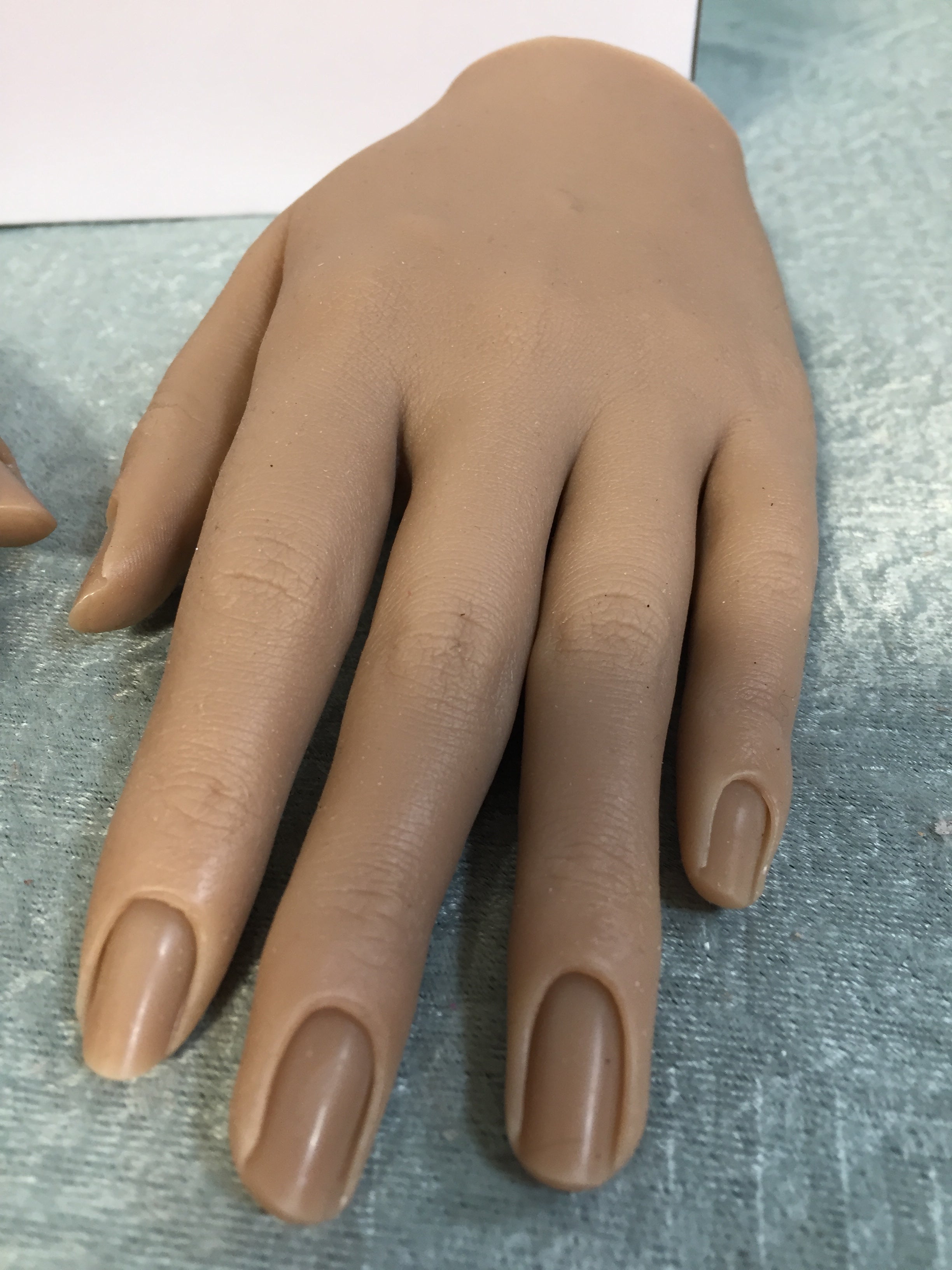 Practice Hands for Acrylic Nails - Silicone Female Hands - Left & Right (7583471108334)