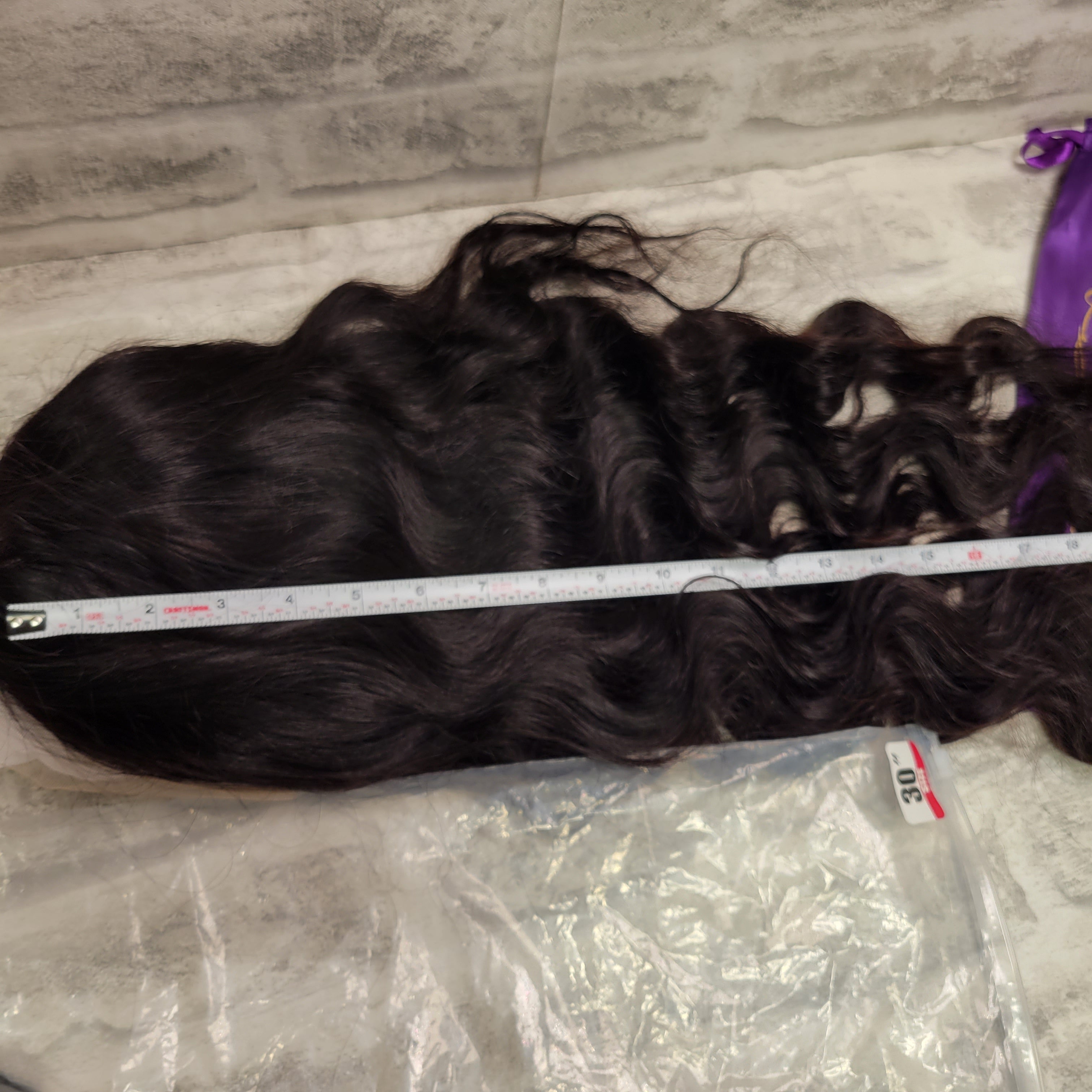 100% Human Hair Lace Front Body Wave Wig, 30