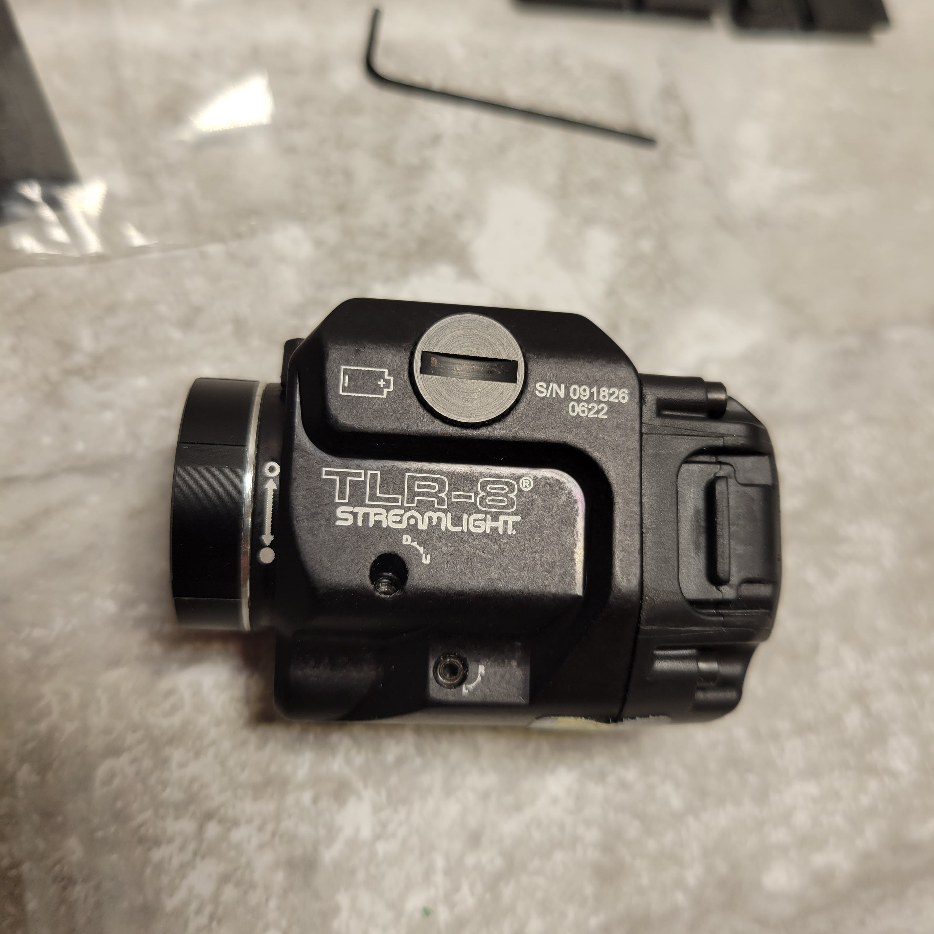 Streamlight TLR-8 500 Lumen Gun Light Red Laser Combo *DEFECTIVE* (8004032463086)