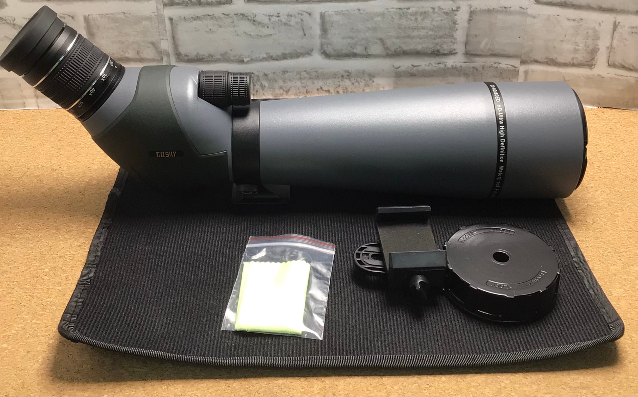 Gosky 2060x80 Dual Focusing ED Spotting Scope Ultra High Definition O