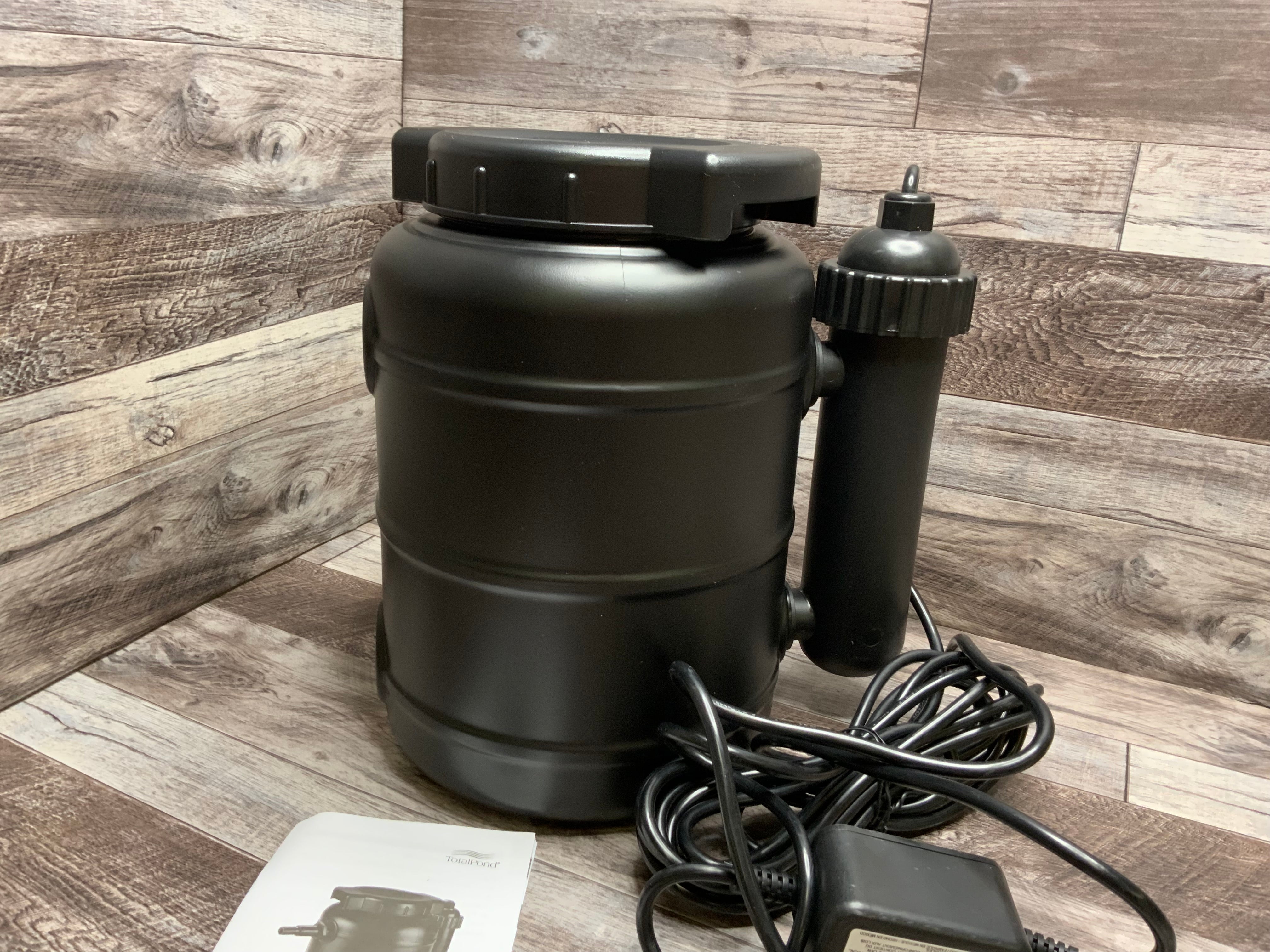 TotalPond Complete Pond Filter with UV Clarifier Black 15.16 x 9.06 x 13.11 in. (8144147120366)