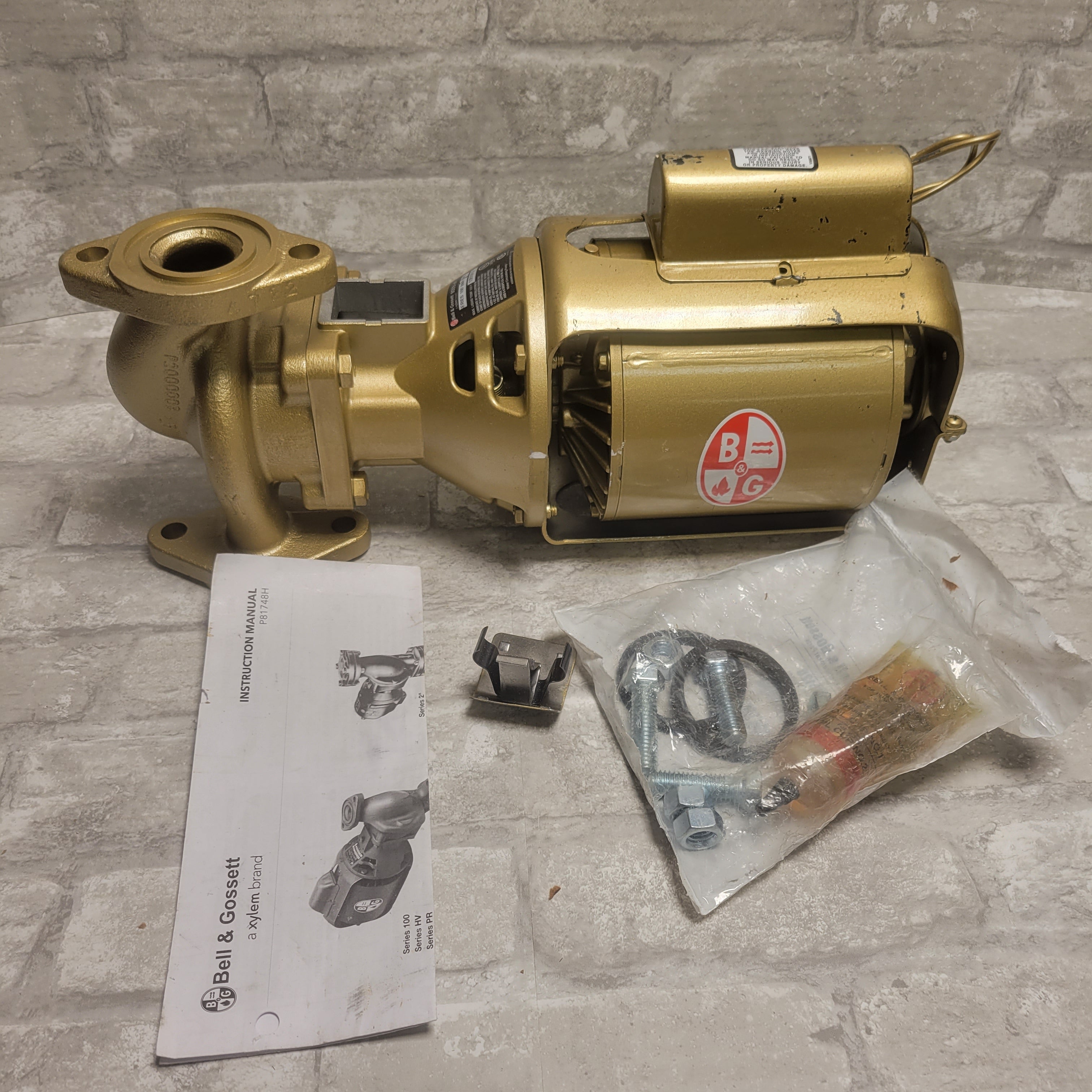 Bell & Gossett 100 BNFI H99 Bronze Booster Pump 1/12HP 1725RPM 115V *PARTS* (8069674828014)