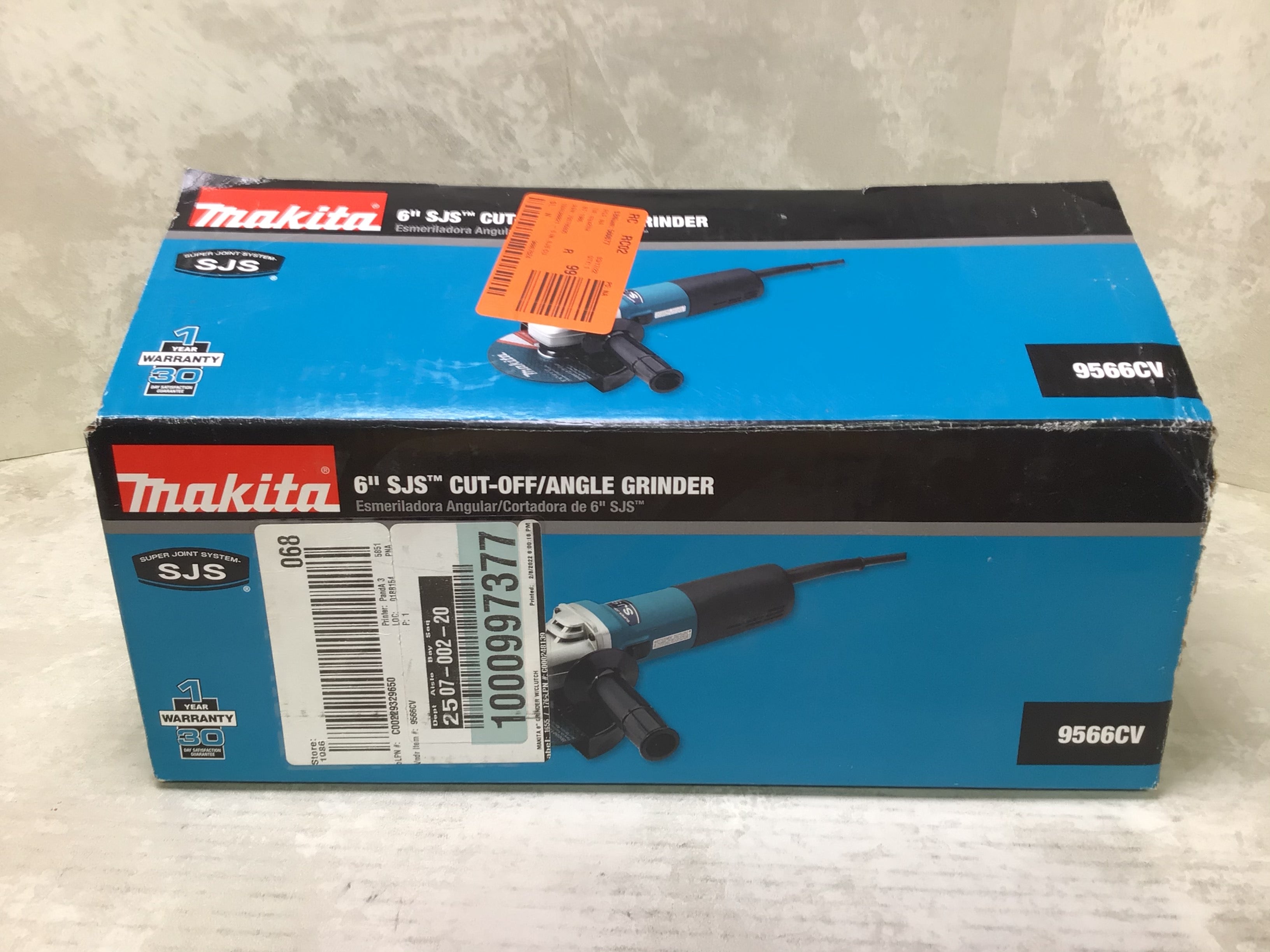 *FOR PARTS/NOT WORKING* Makita 9566CV 6-Inch Variable Speed Cut-Off/AngleGrinder (7667950387438)
