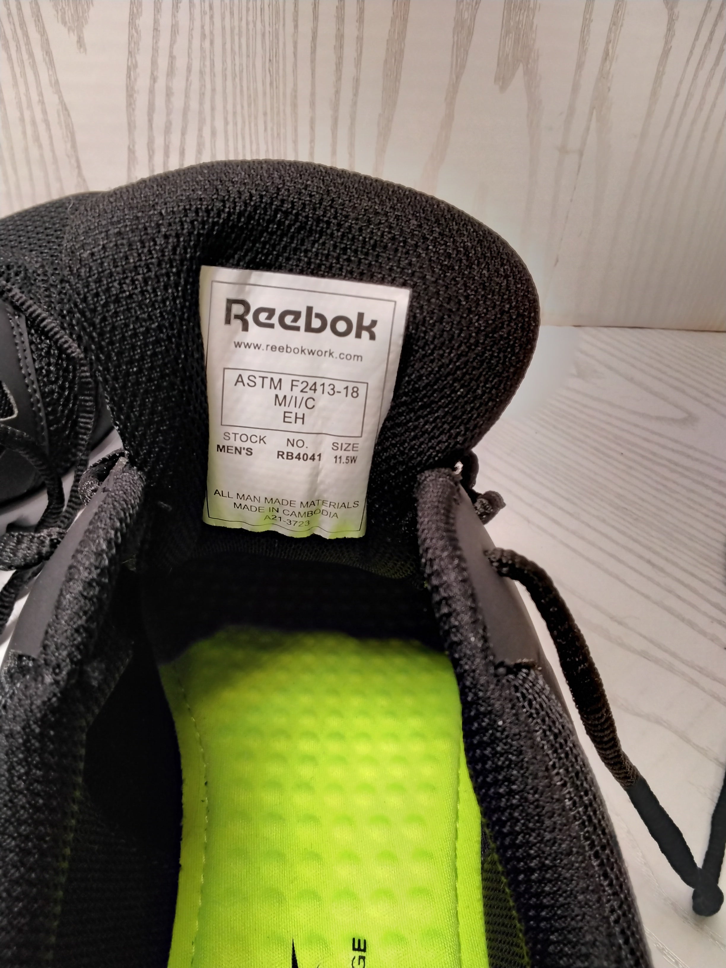 Reebok Men's Sublite Cushion Safety Toe Work Shoe Industrial & Construction (7772475818222)