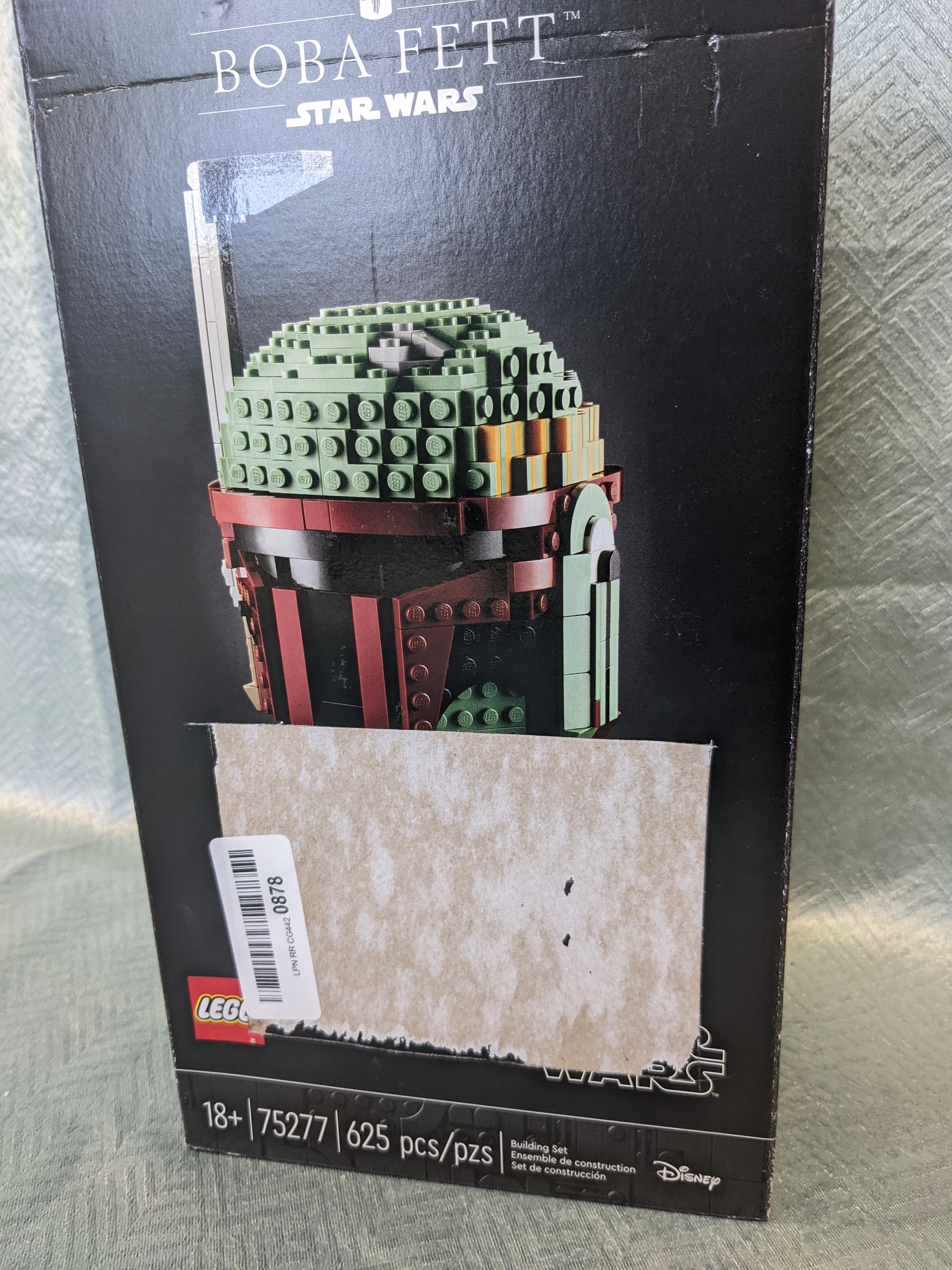 LEGO Star Wars Boba Fett Helmet 75277 Building Kit, Cool, Collectible Star Wars Character Building Set (625 Pieces) (7521981595886)