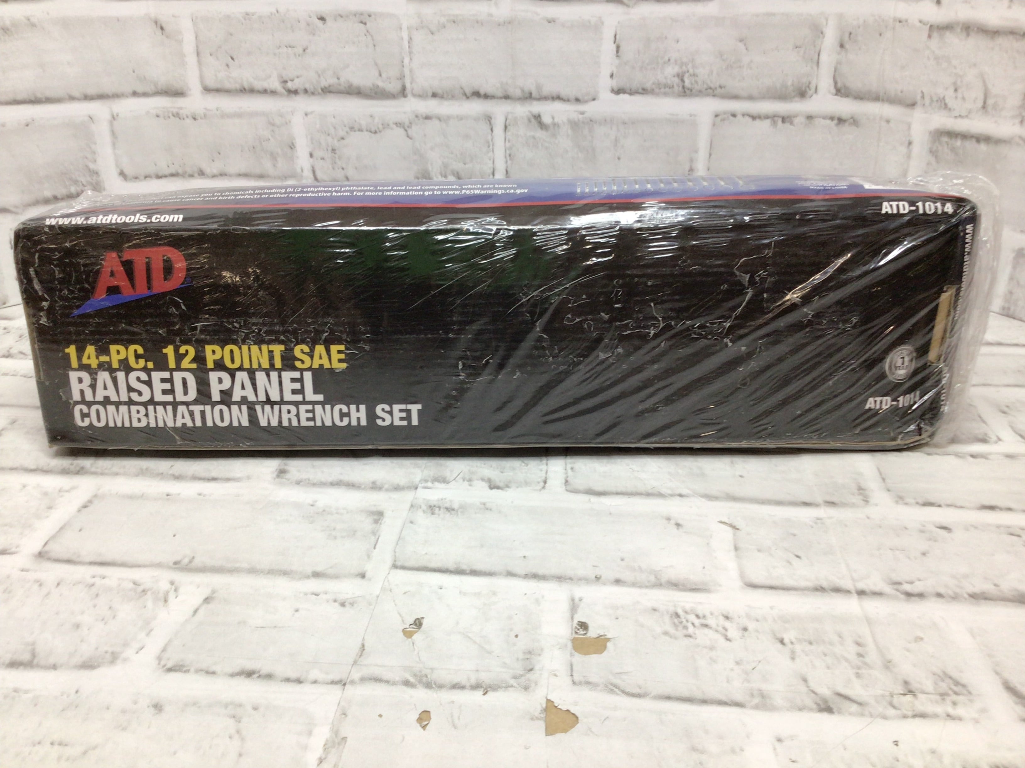 14 Pc. SAE Raised Panel Combination Wrench Set ATD-1014 (8129066205422)