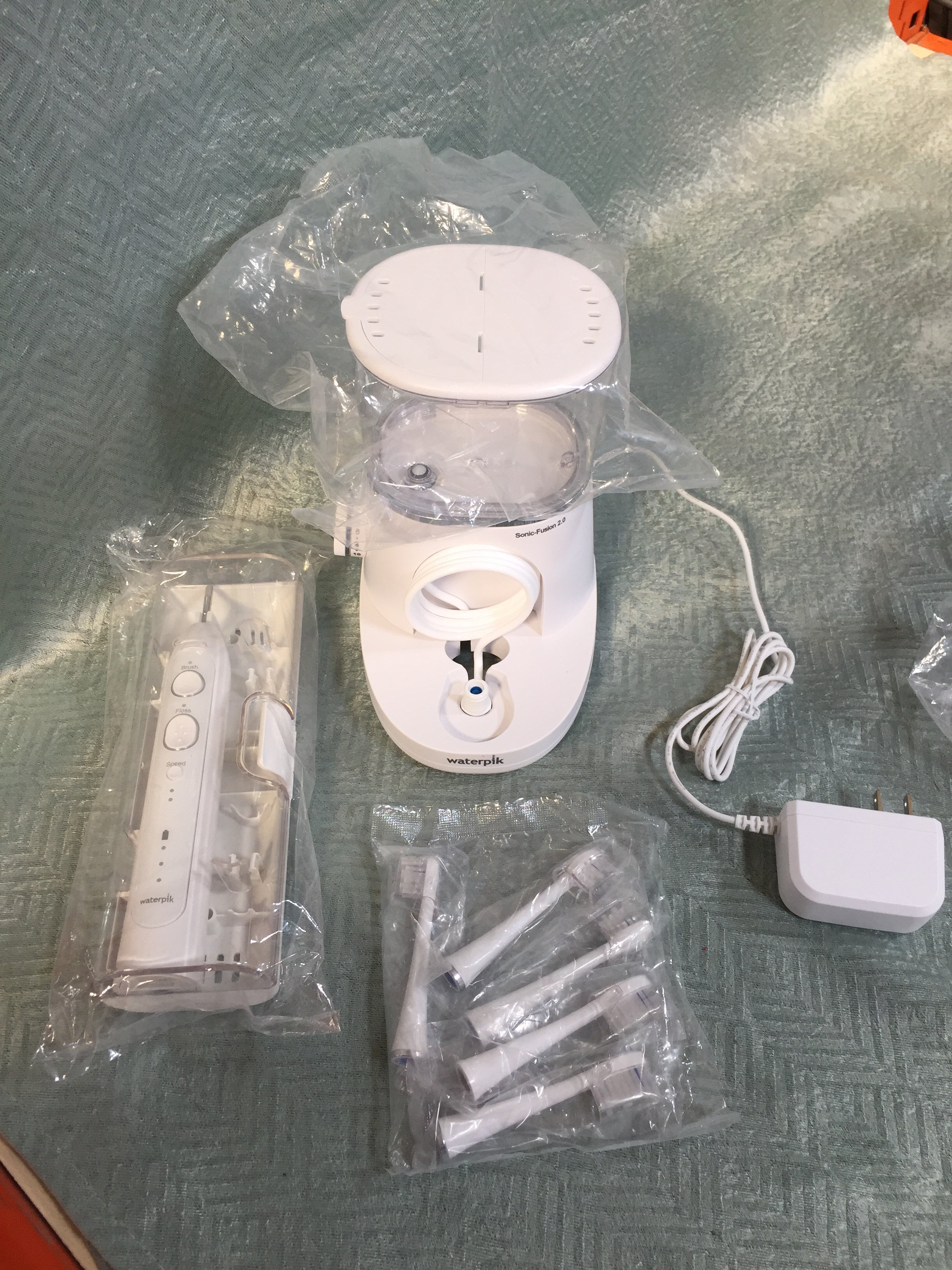 Waterpik Sonic Fusion 2.0 - White - 5 Replacement Brush Heads (7537971986670)