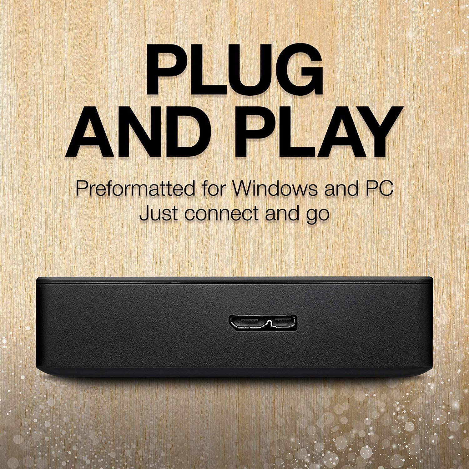 Seagate Portable 5TB External Hard Drive HDD – USB 3.0 (STGX5000400), Black (7947231232238)