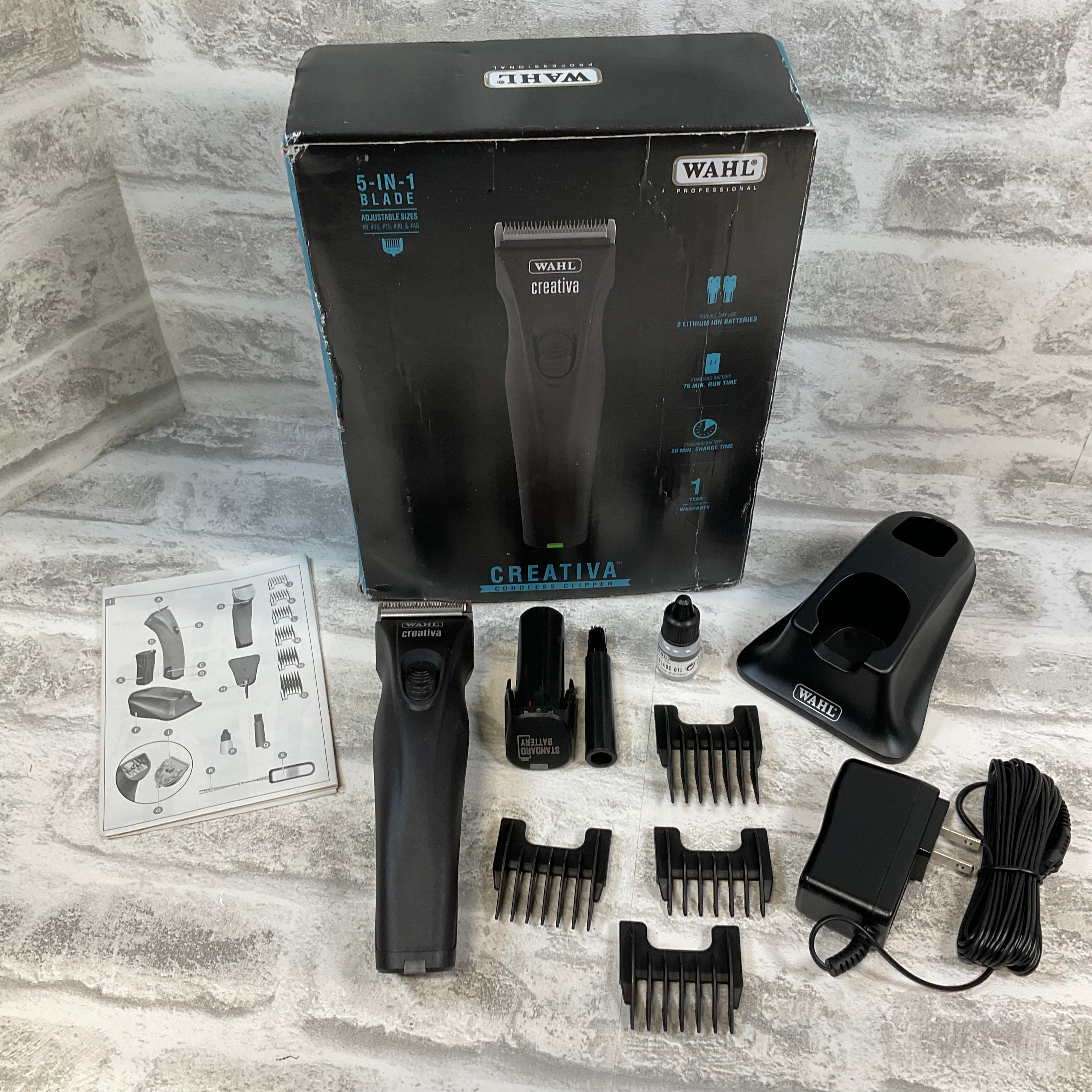 Wahl Professional Animal Creativa Cordless Dog, Cat, Pet, and Horse Clipper (7516356509934)